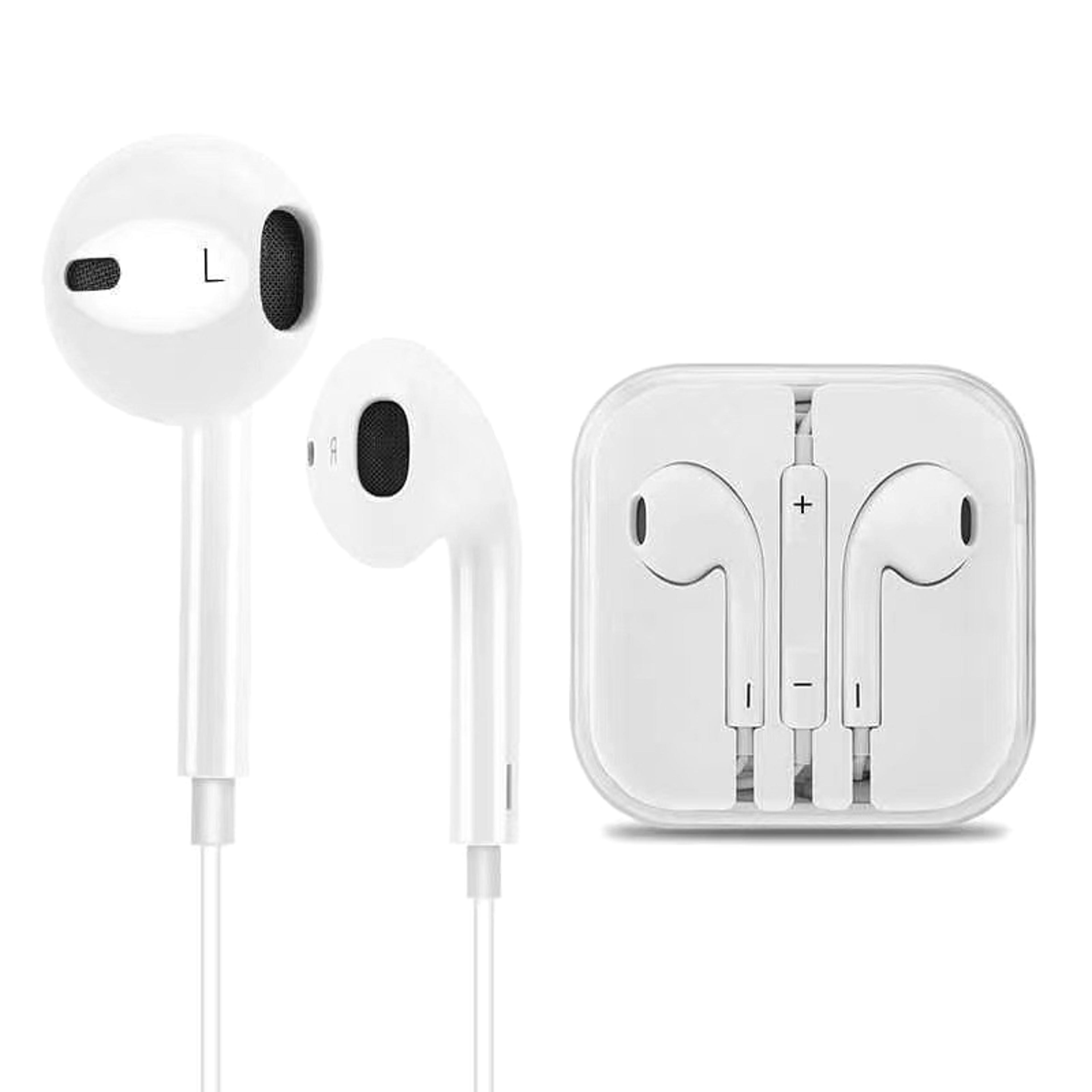 wired earphones with lightning connector in ear headphones