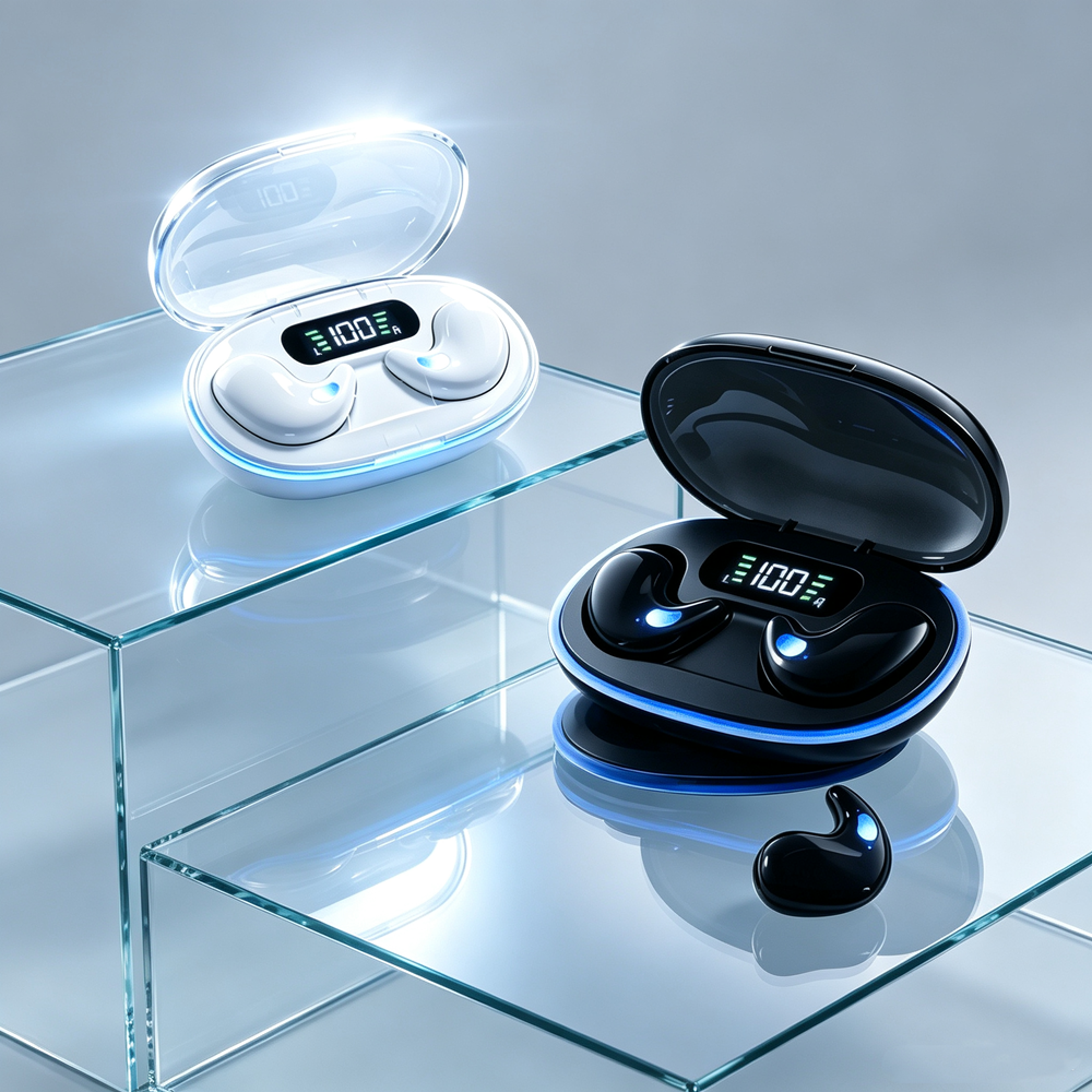 mini bluetooth 5.3 wireless earbuds with noise reduction hifi stereo for sports, gaming & sleep