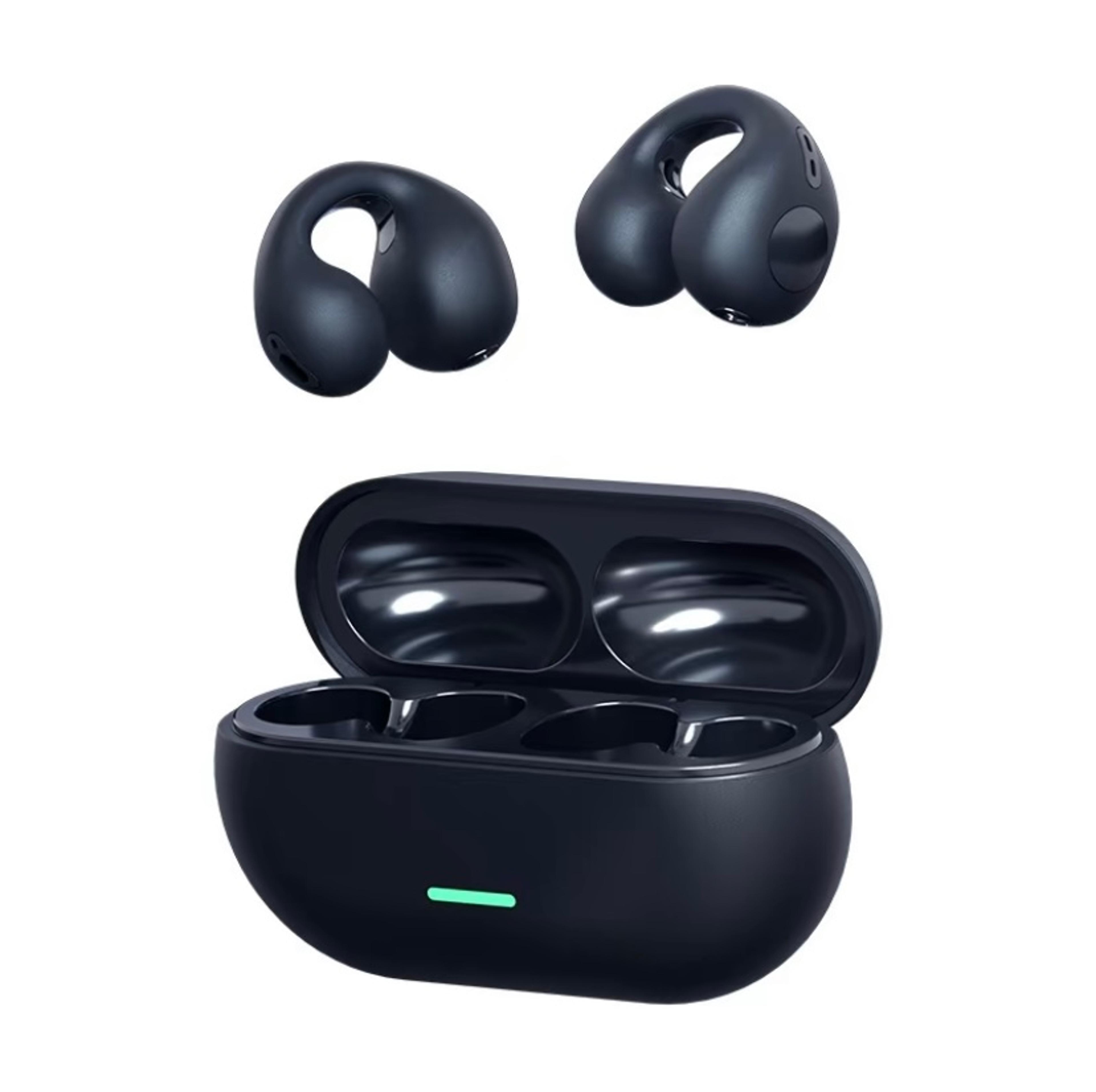 open ear bluetooth earbuds bluetooth 5.3 ear clip headphones for sports & hd calls