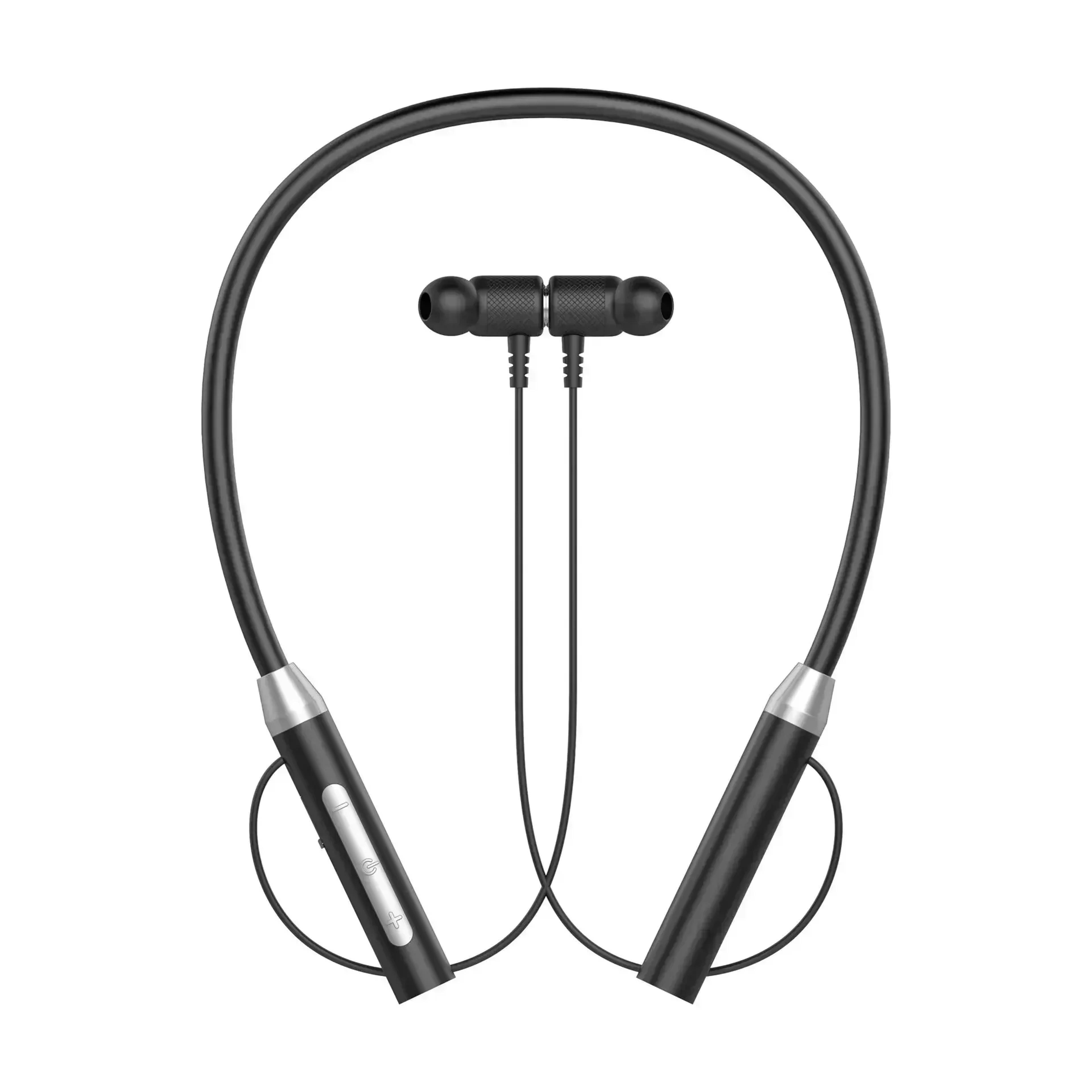 magnetic bluetooth neckband headphones wireless sport earbuds with bluetooth 5.3 & mic