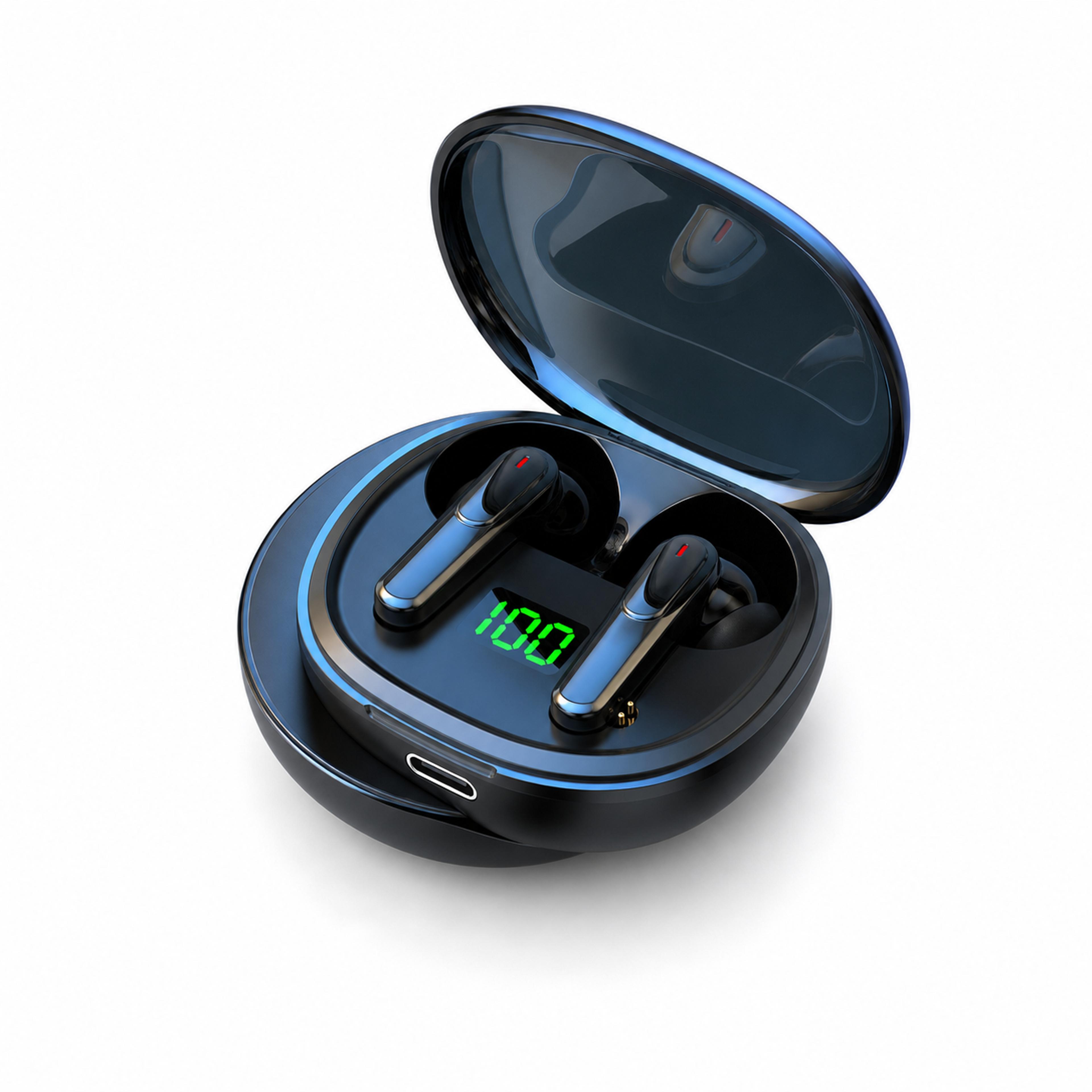 crystalsound bluetooth earbuds tws wireless earbuds with noise reduction for gaming, sports & work