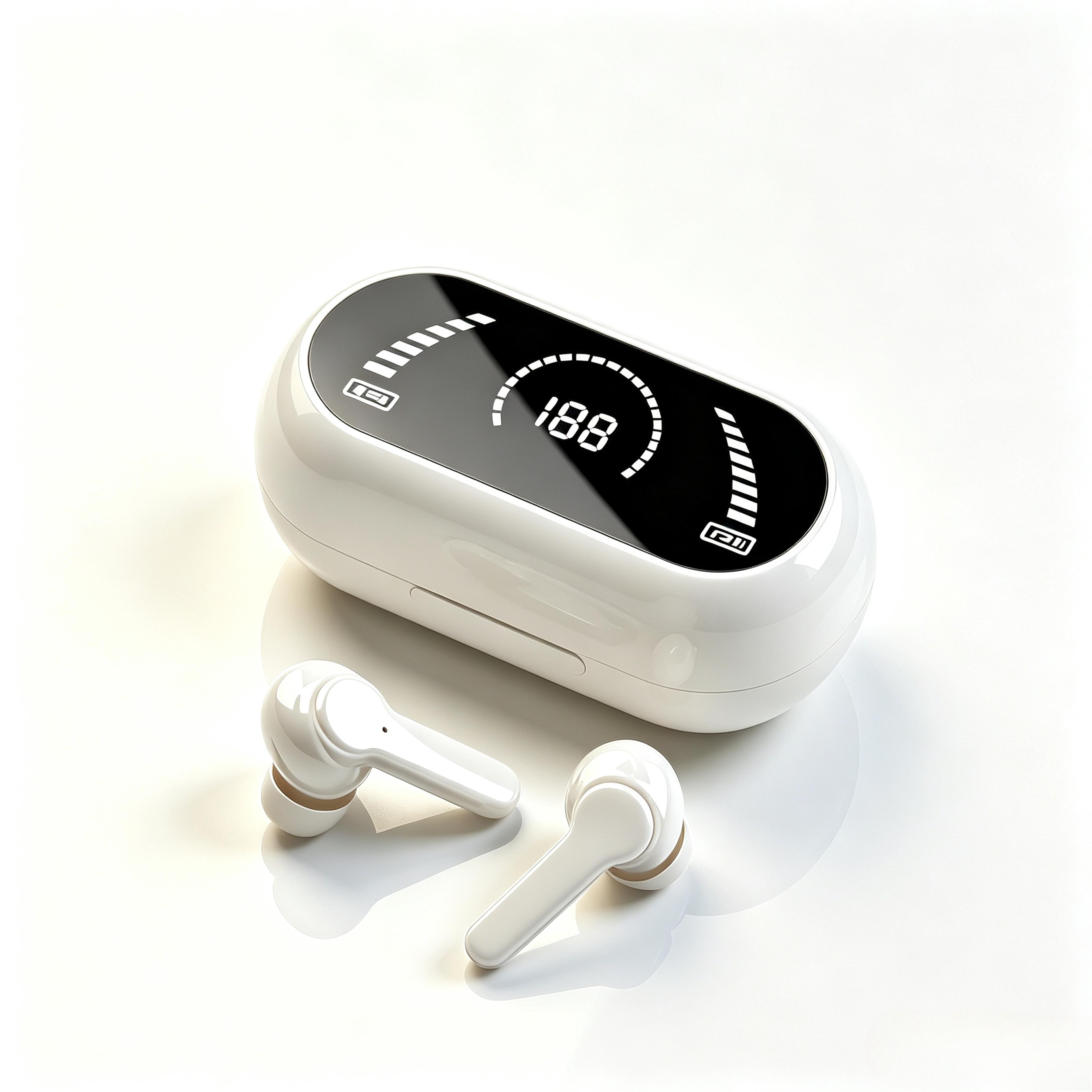 bluetooth 5.4 wireless gaming earbuds with noise cancelling & heavy bass for sports and everyday use