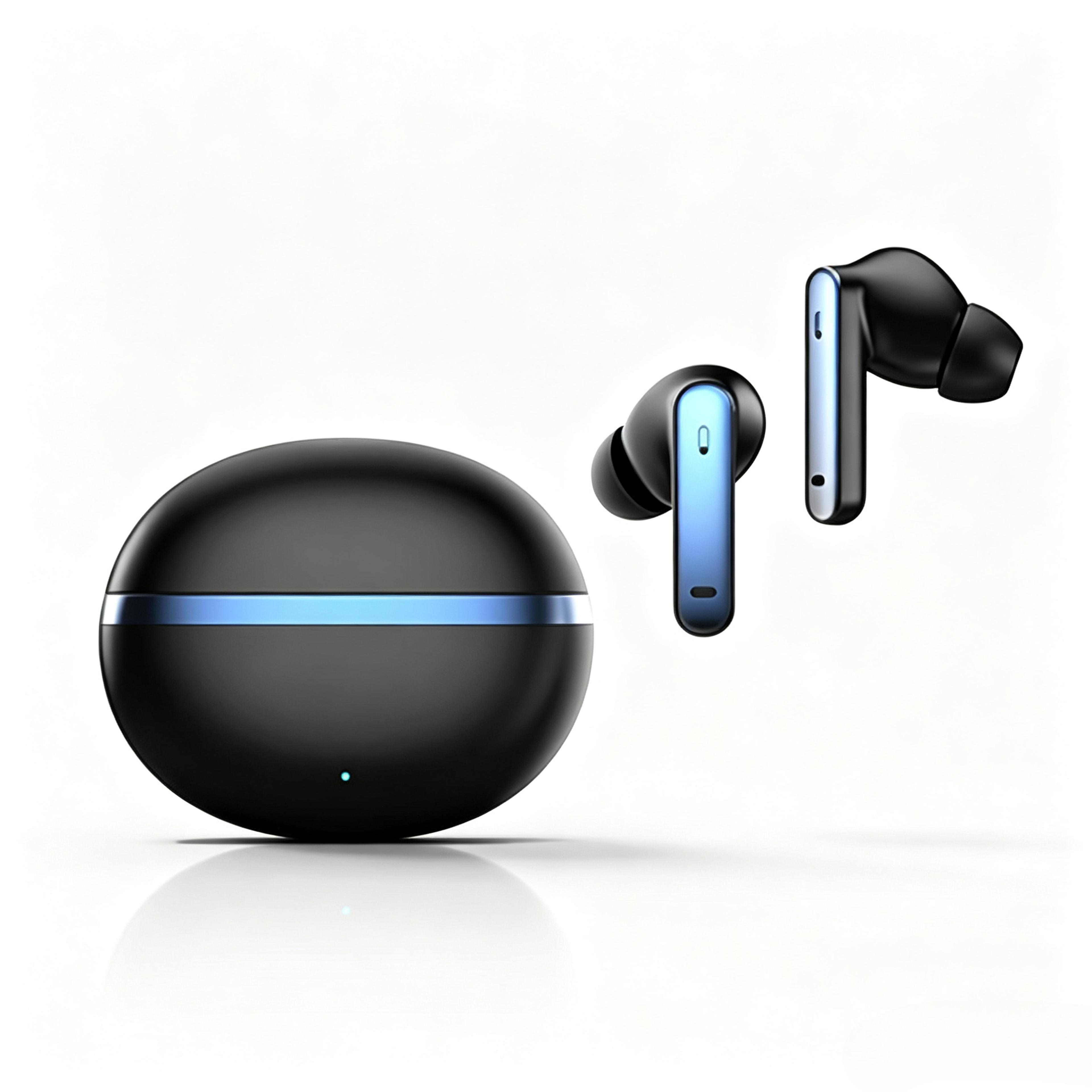 wireless bluetooth earbuds sport headphones with hifi stereo sound, noise reduction & fast charging
