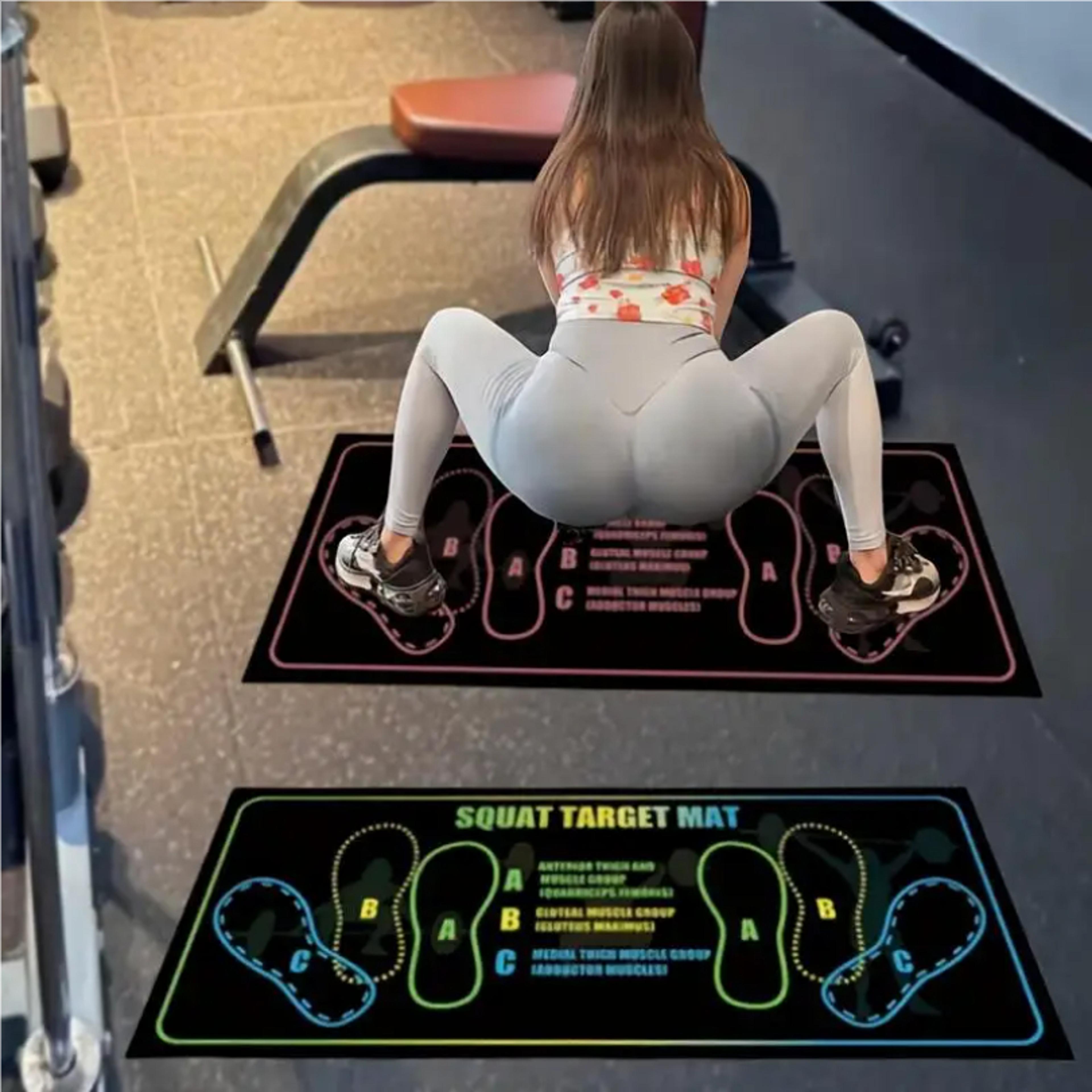 anti slip squat pad workout mat set for home gym equipment and weightlifting training