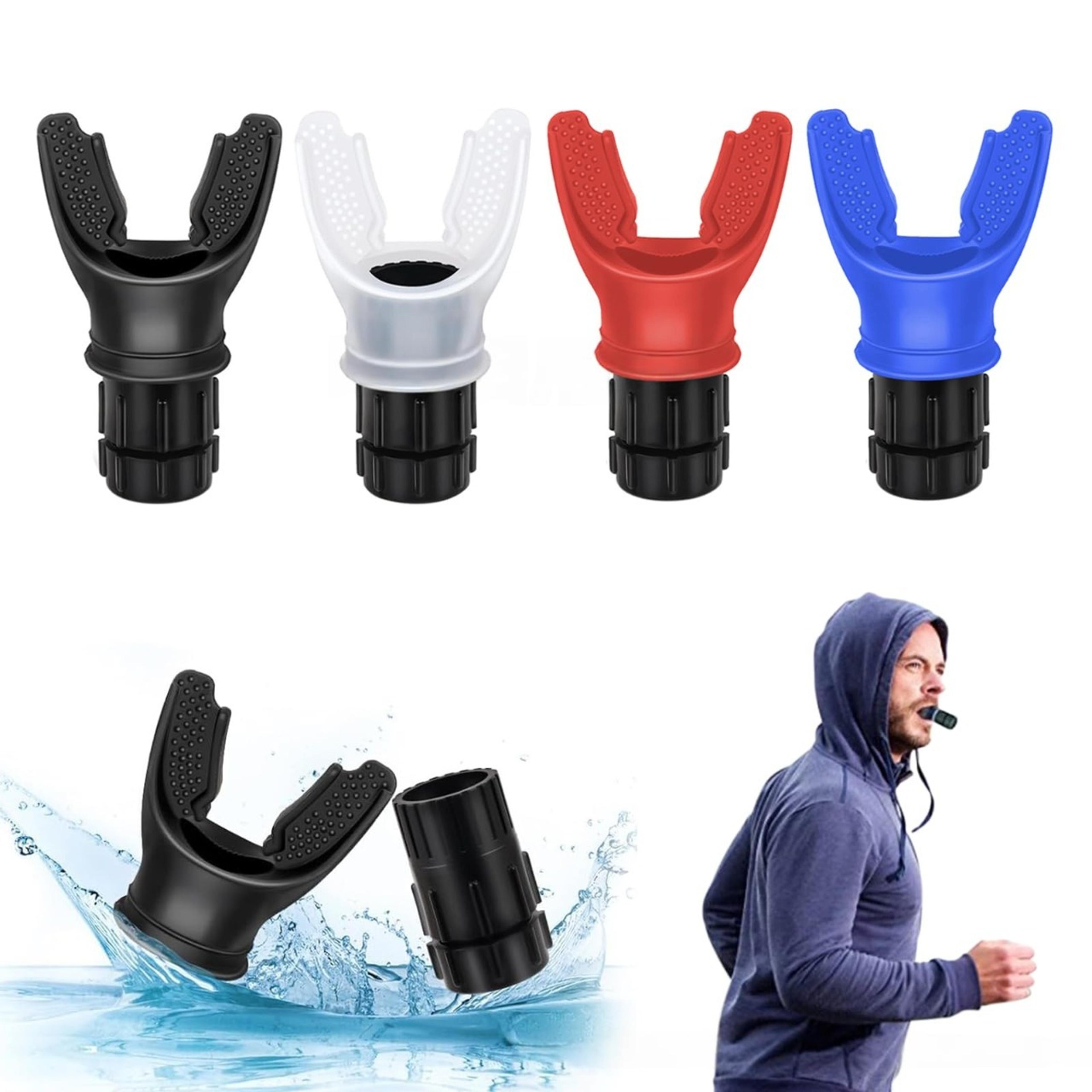 adjustable breathing trainer portable lung capacity trainer with silicone mouthpiece