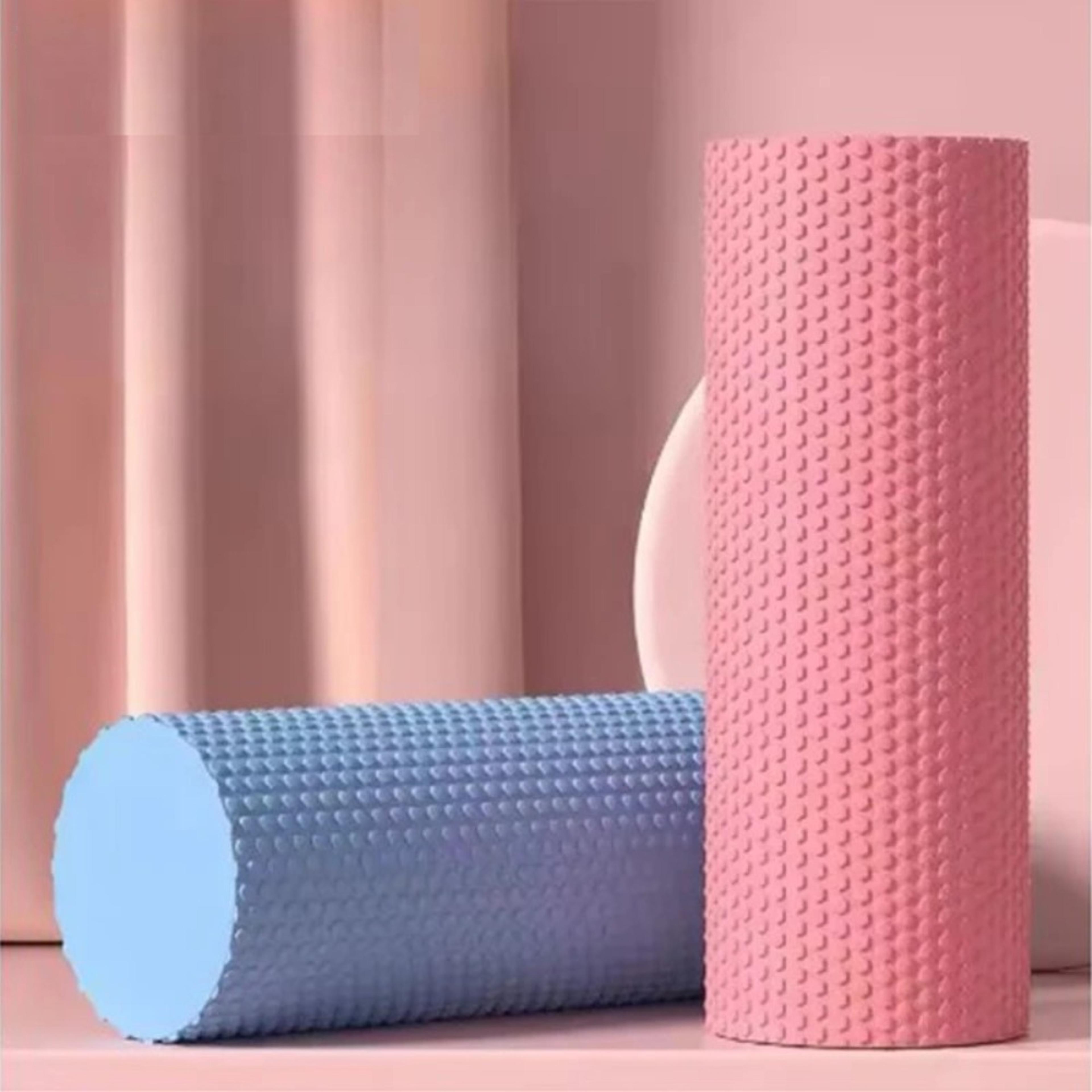 high density eva foam roller for pilates, yoga & muscle recovery