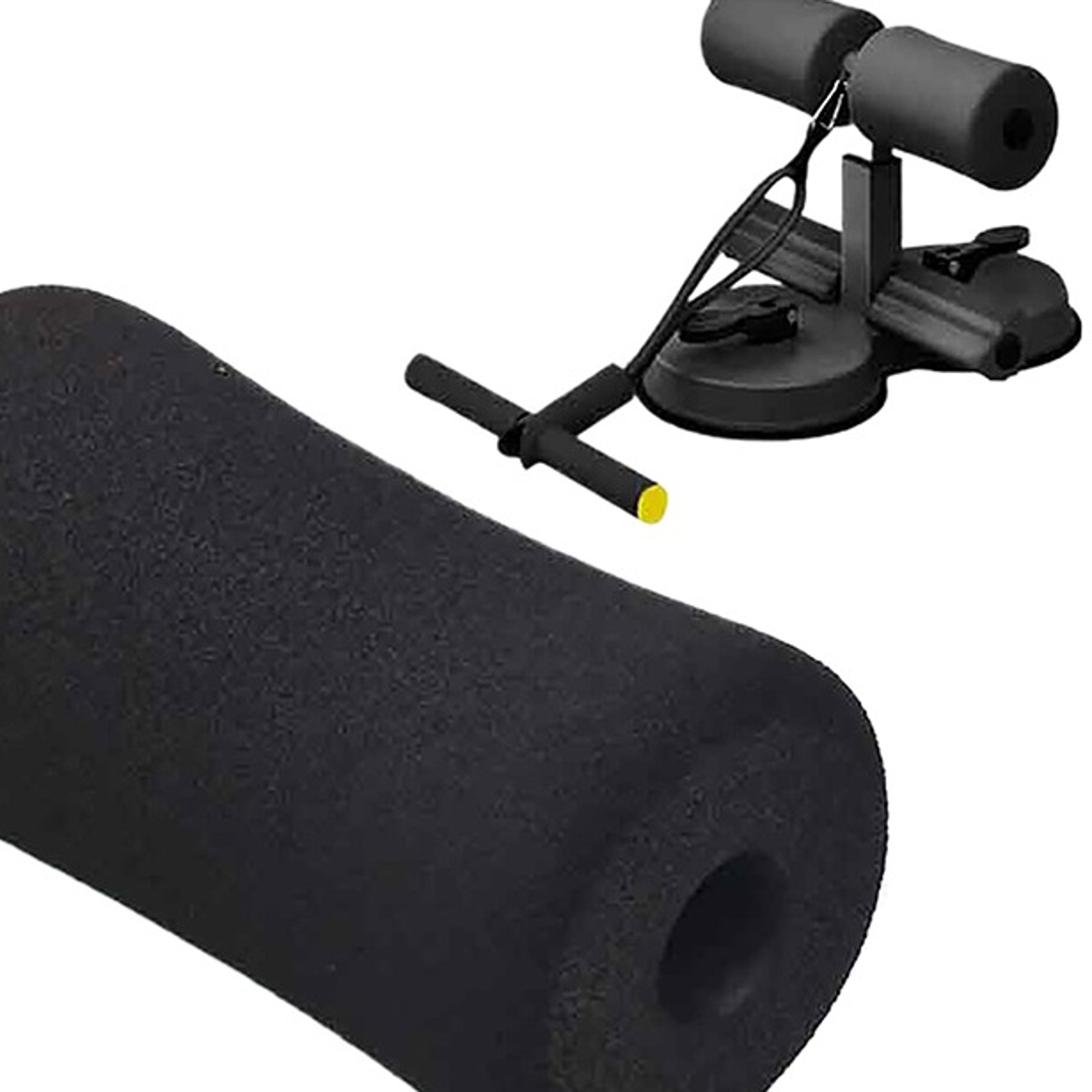2 pack sit up foot holder with foam roller pads for ab workout equipment & home gym accessories