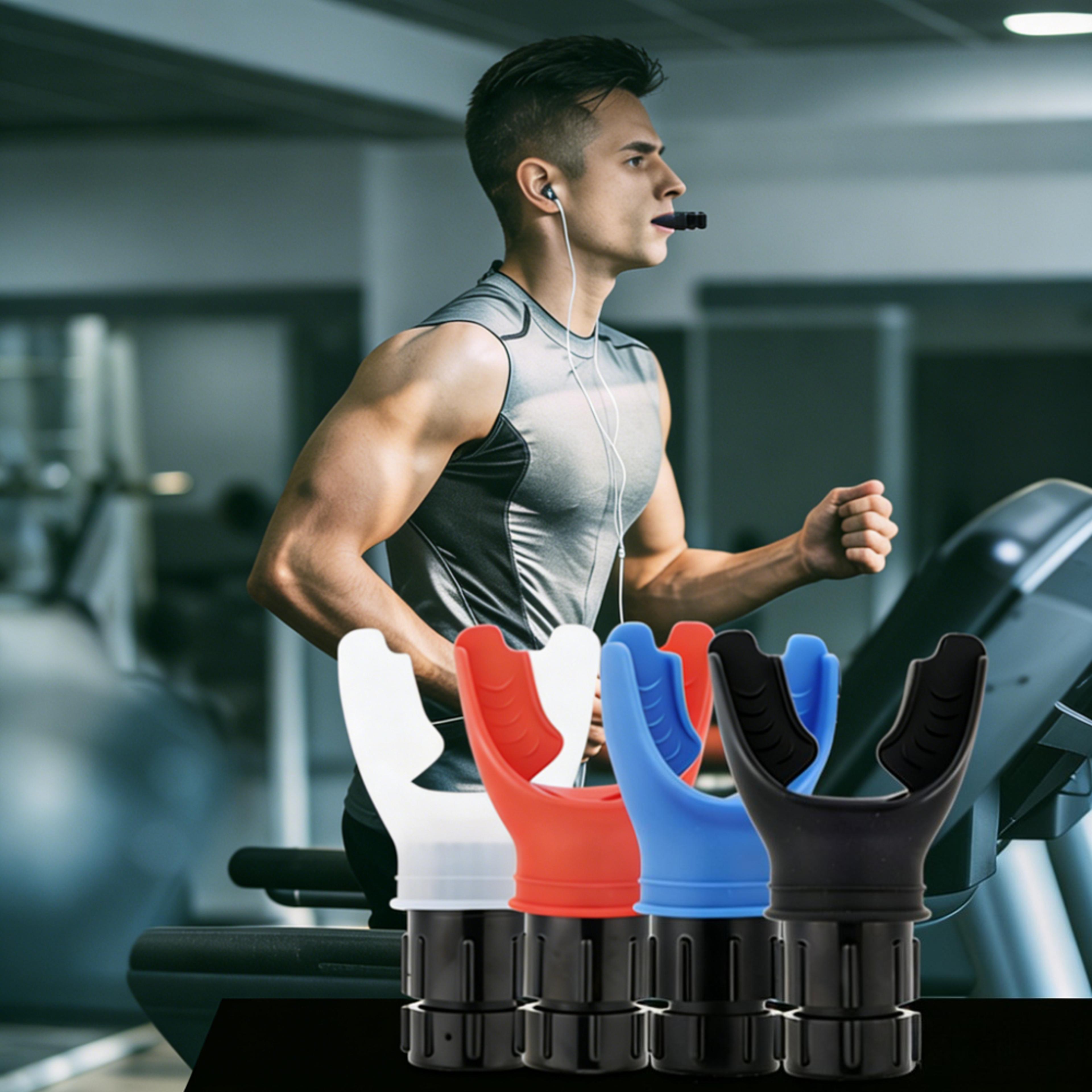 breathemax breathing trainer adjustable lung exerciser for respiratory strength & endurance