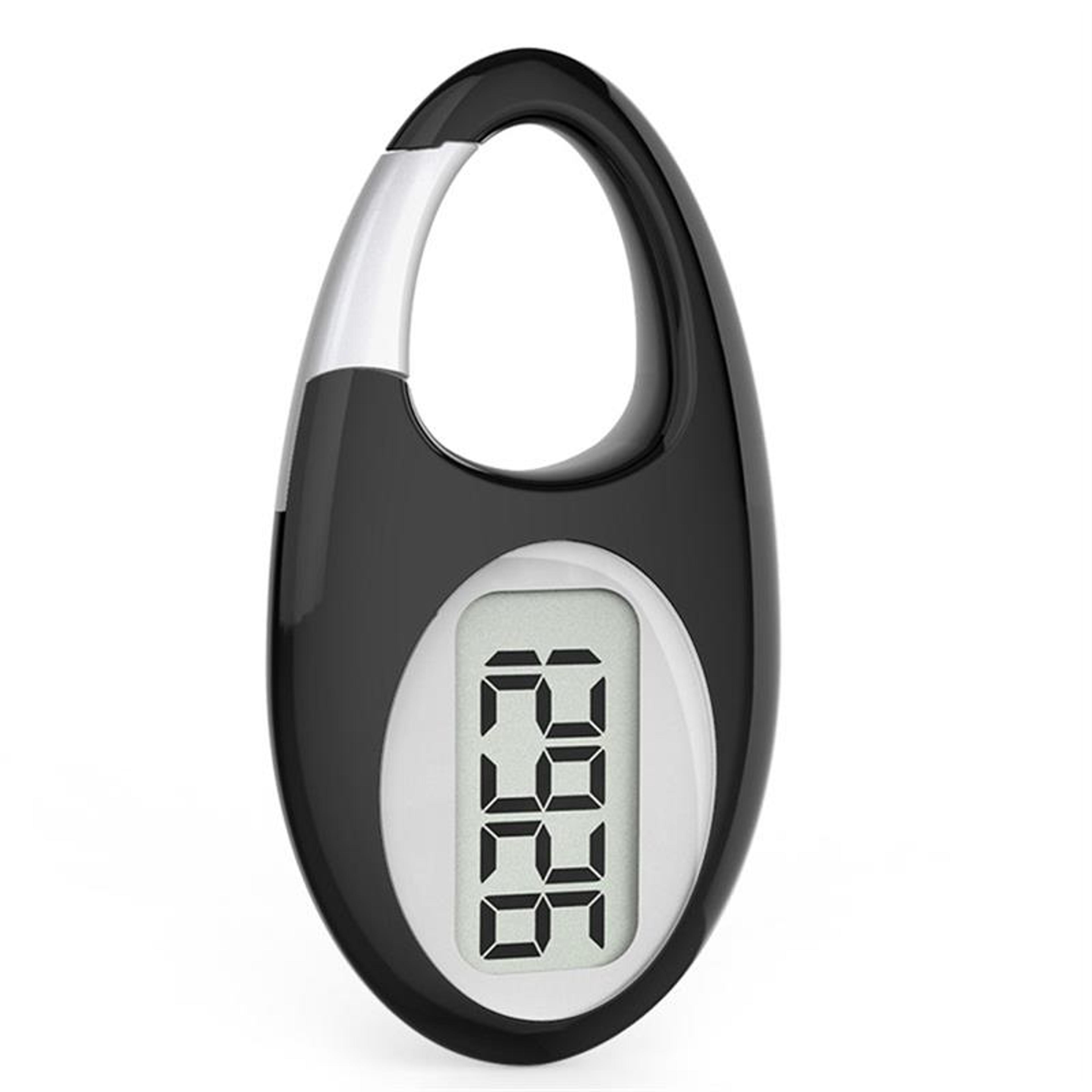 fitcent digital pedometer 3d sensor step counter with lcd display & lanyard for walking