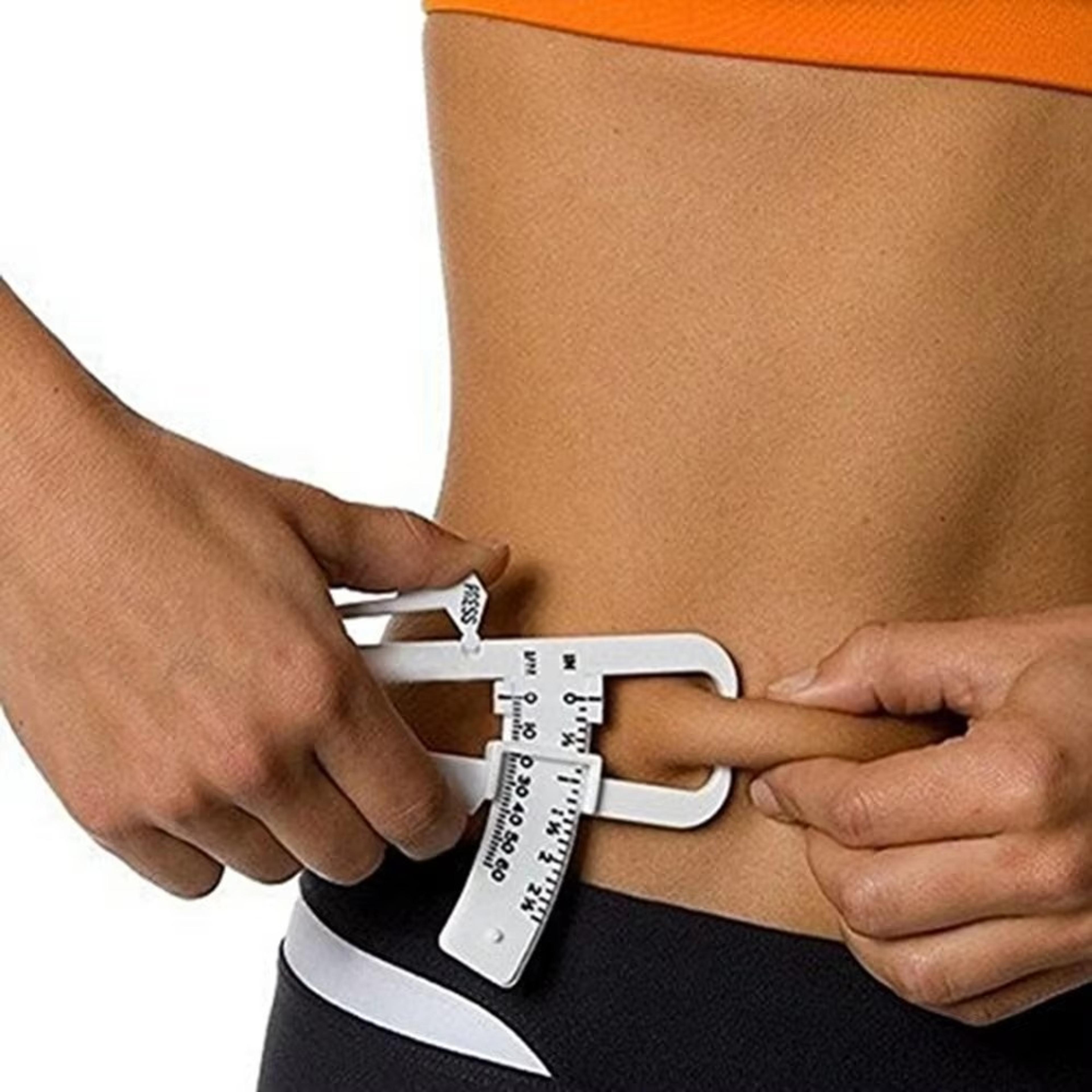 precision body fat caliper skinfold measurement tool with fitness body fat chart
