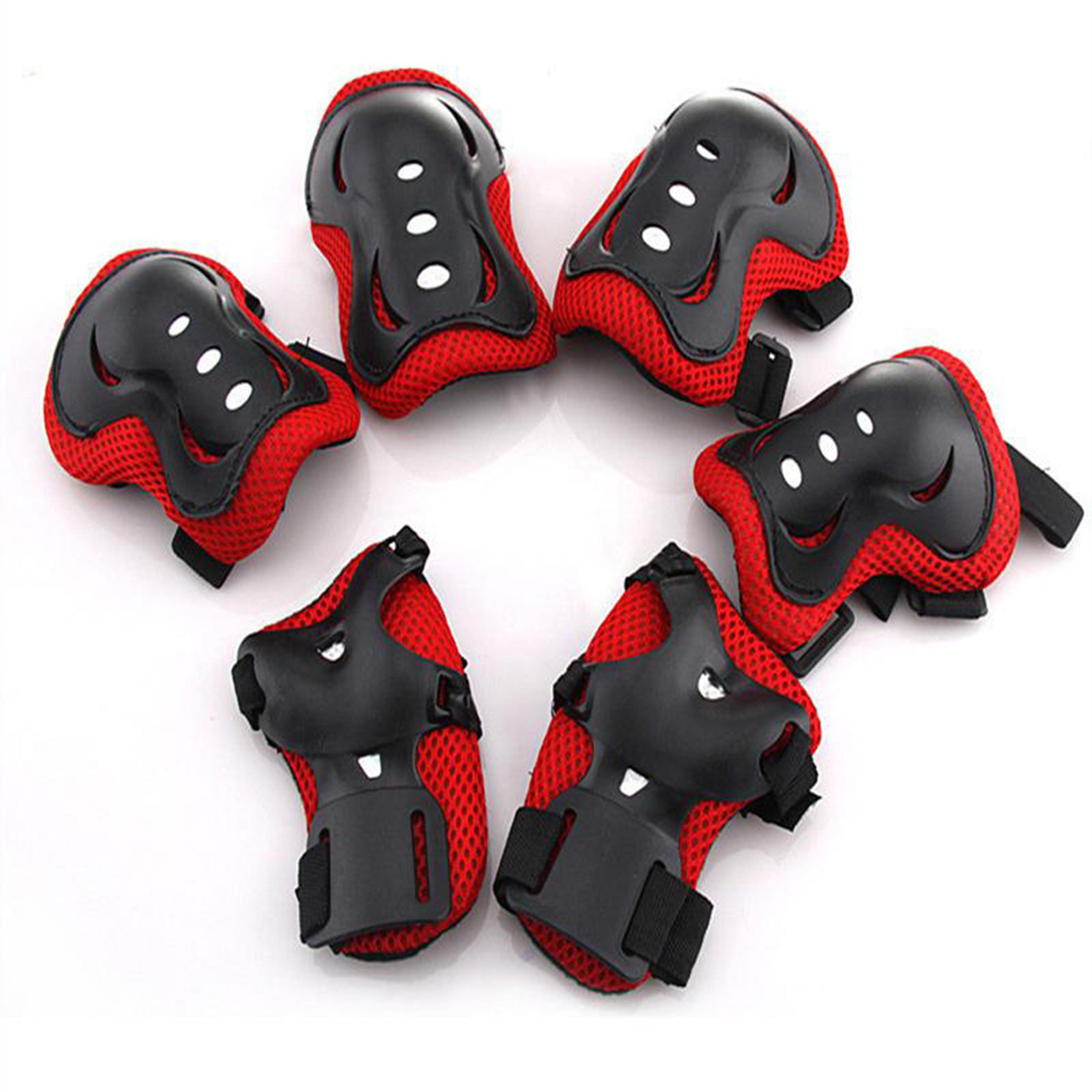 kids roller skating pads set children protective gear with knee elbow pads and wrist guards