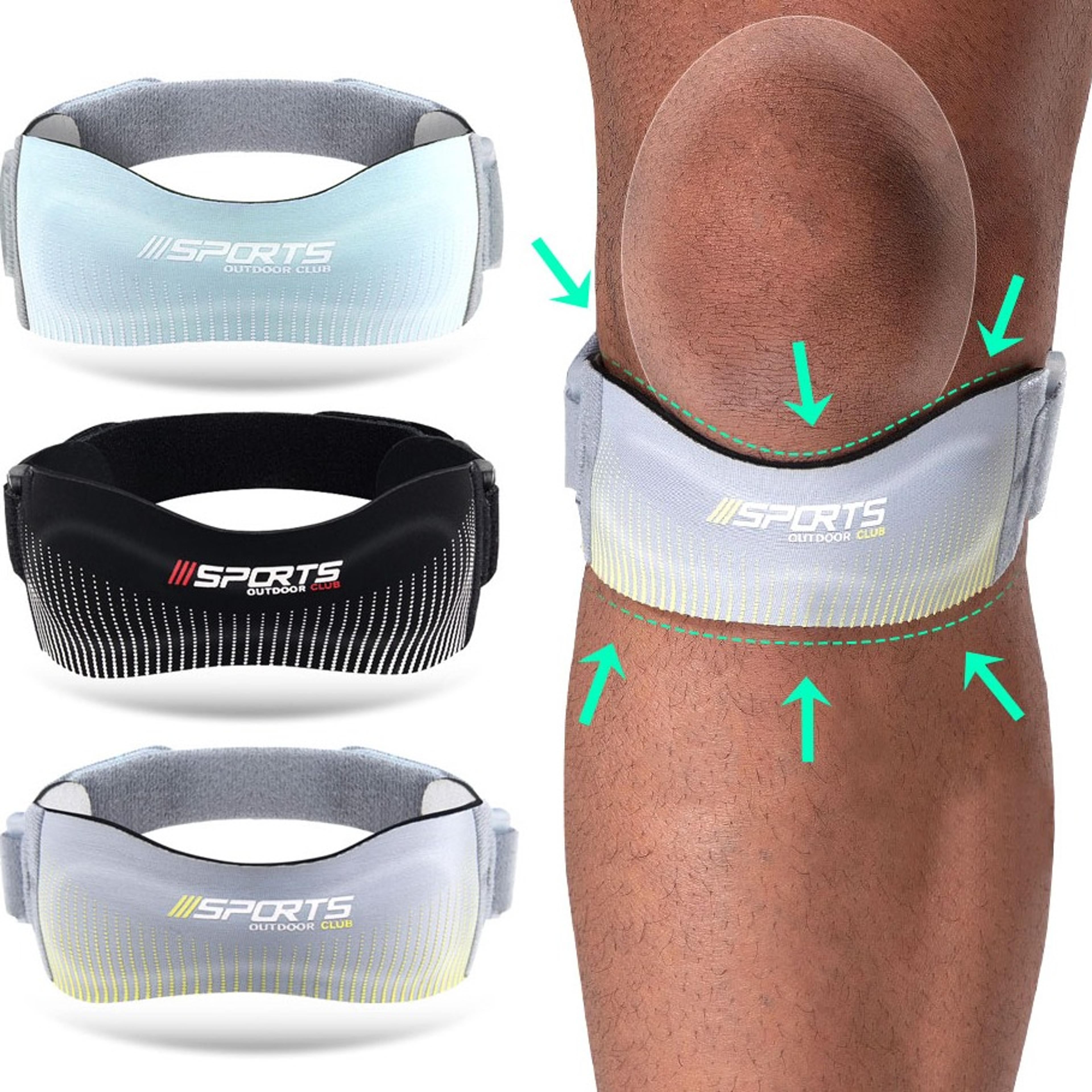 adjustable patella knee brace for knee pain relief tendon support & sports stability