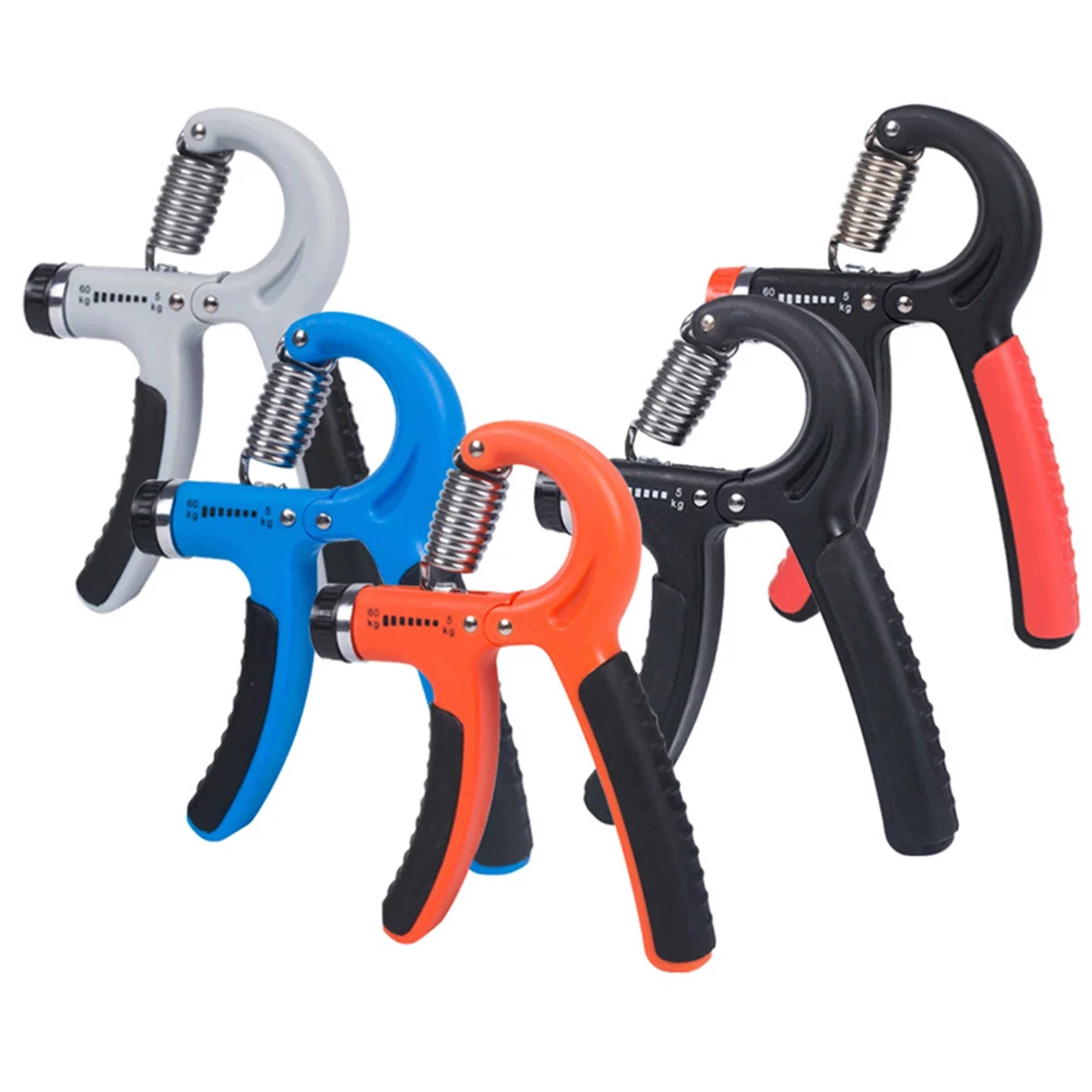 adjustable hand grip strengthener with counter grip strength trainer for forearm & wrist training