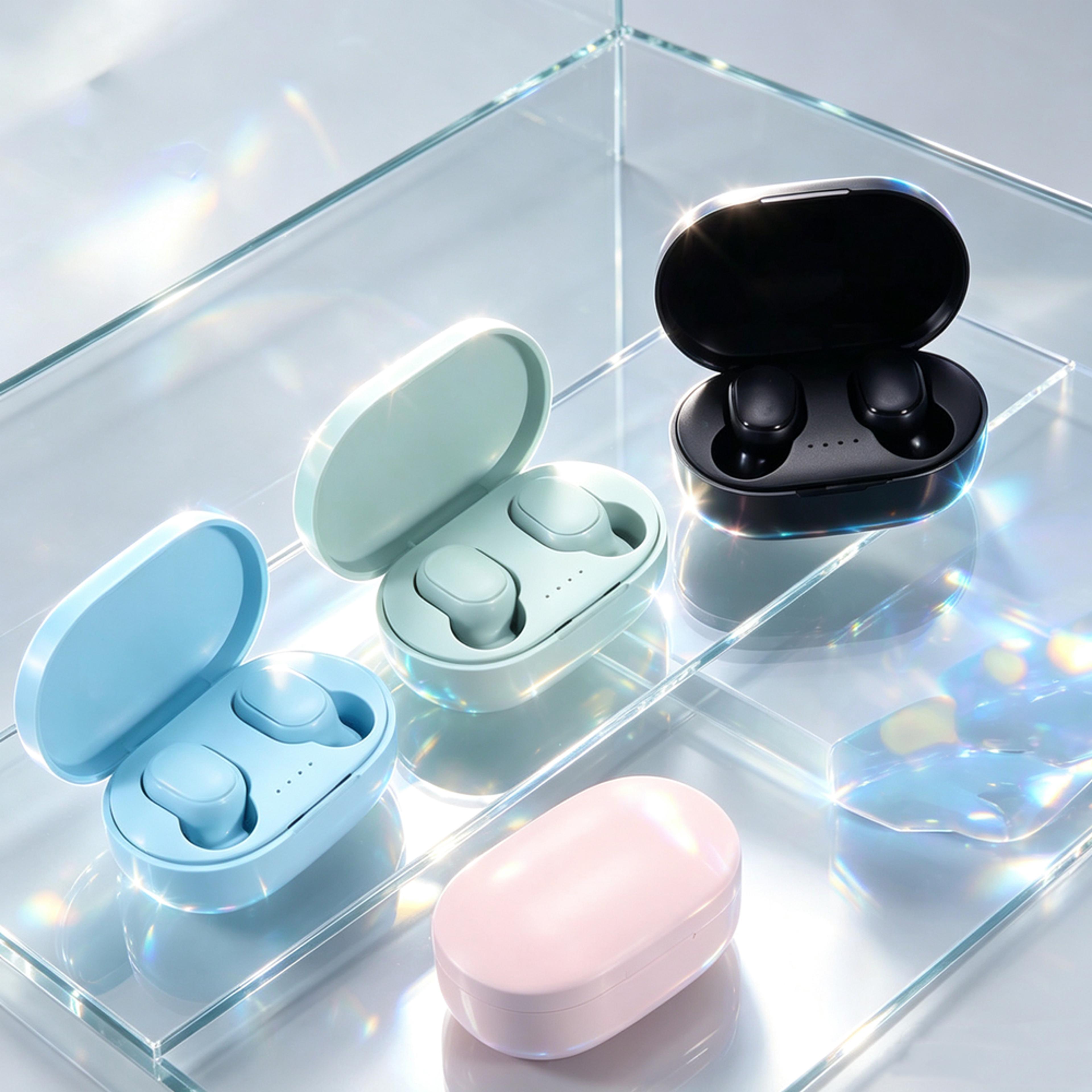 hifi wireless earbuds bluetooth 5.3 tws noise cancelling earbuds with mic for sports & gaming