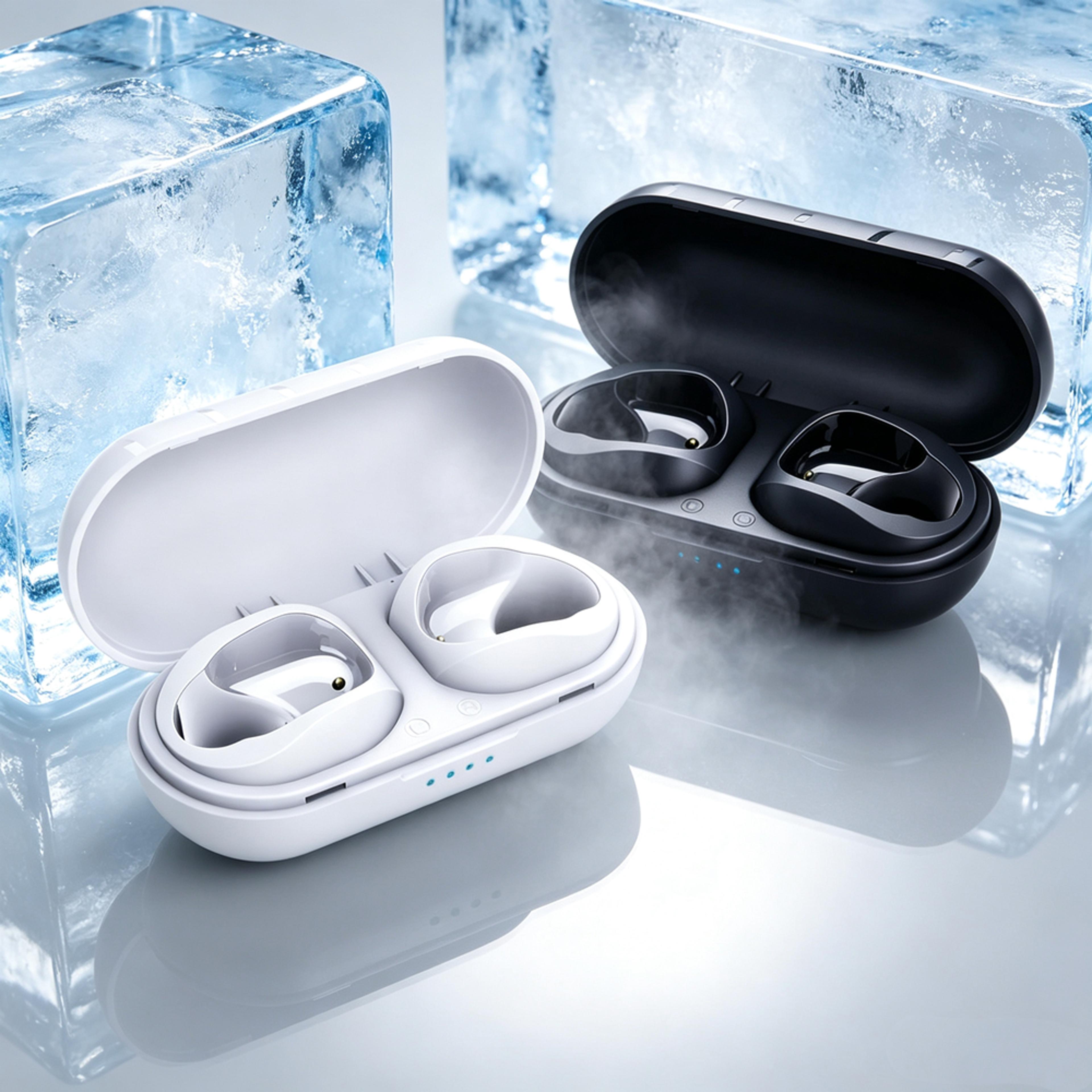 compact bluetooth earbuds with wireless charging case tws bluetooth headphones