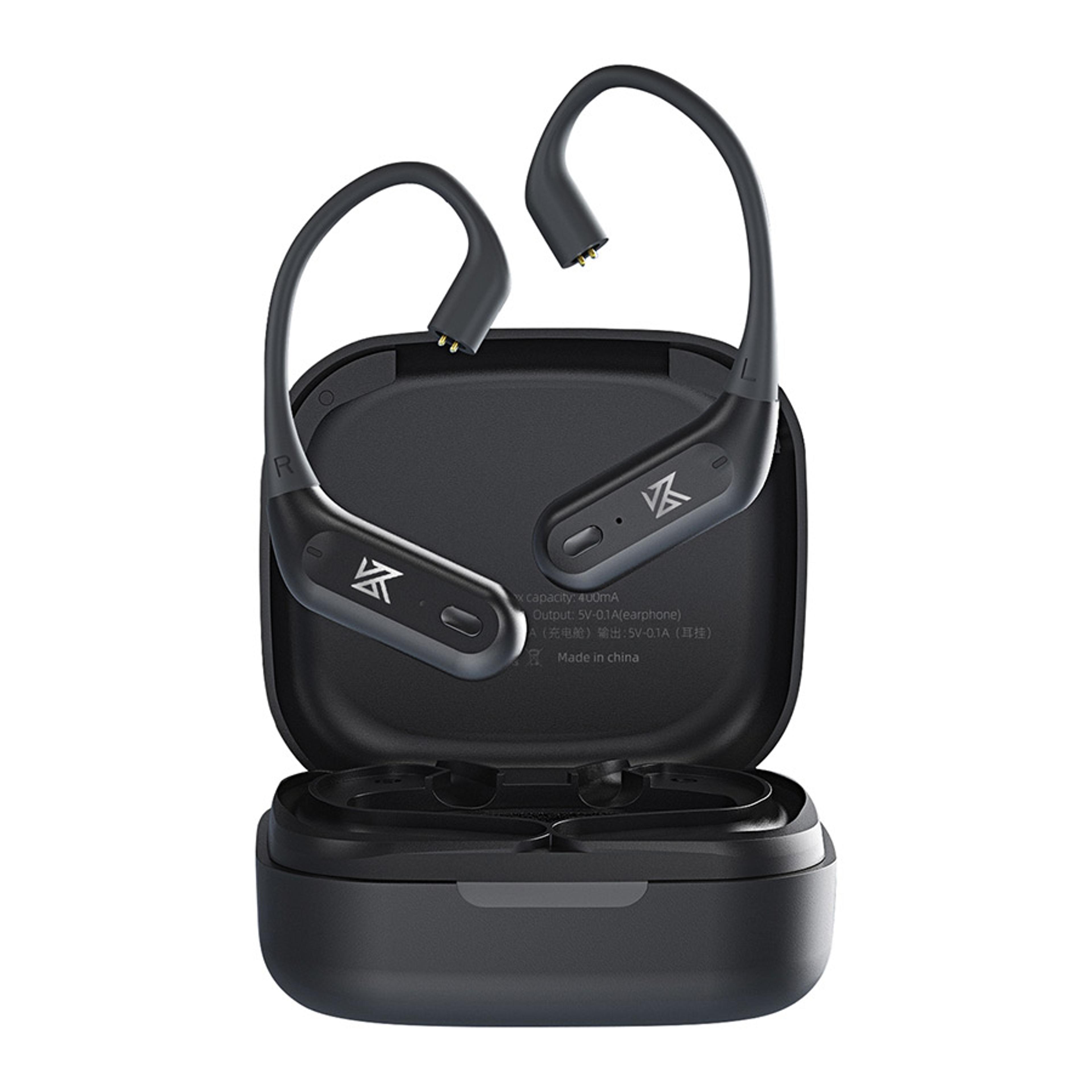 az09 pro bluetooth ear hook adapter with charging case for kz wired earphones