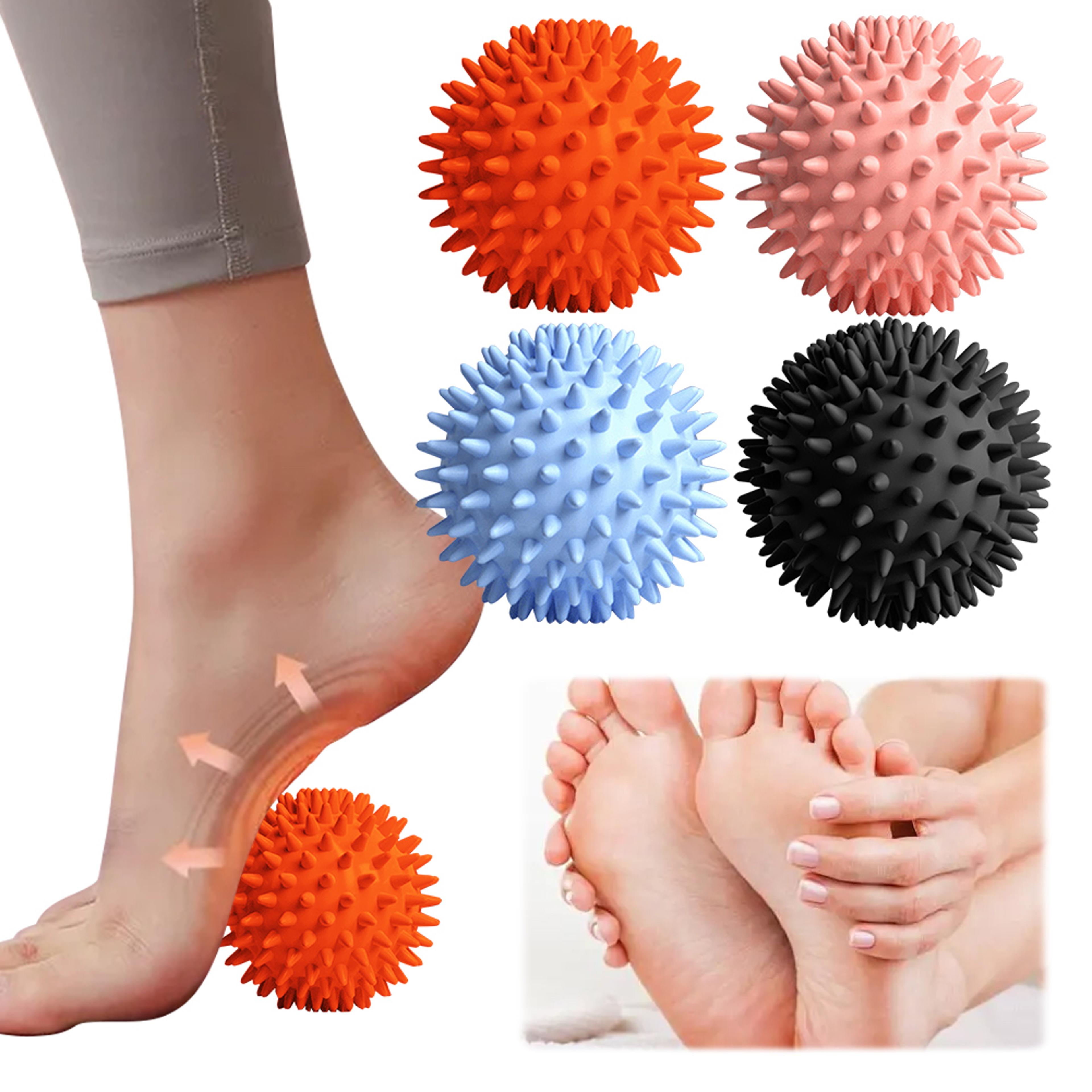 spiky massage ball for deep tissue relief trigger point foot massage ball for plantar fasciitis