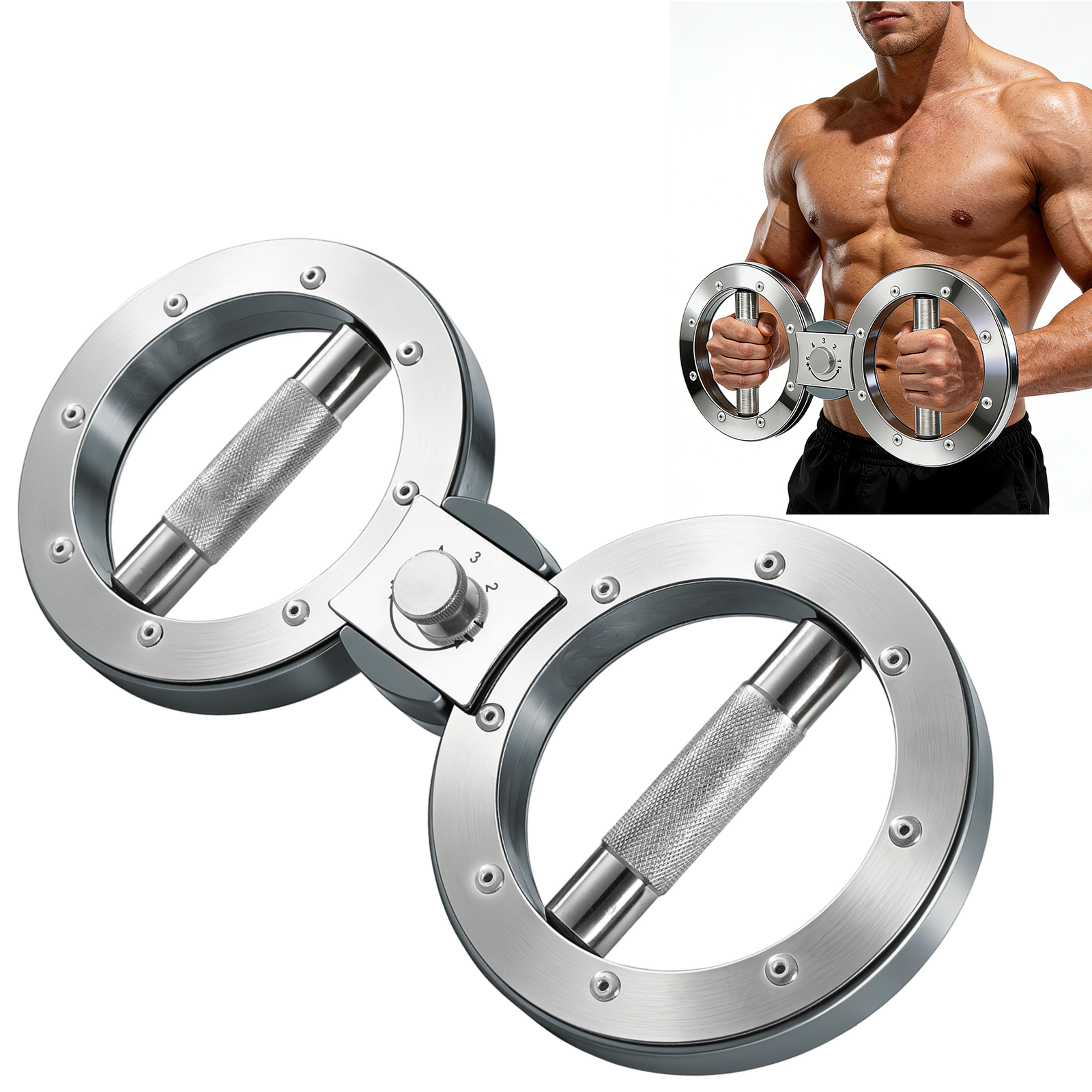 adjustable grip strength trainer rotator forearm exerciser for wrist and hand training