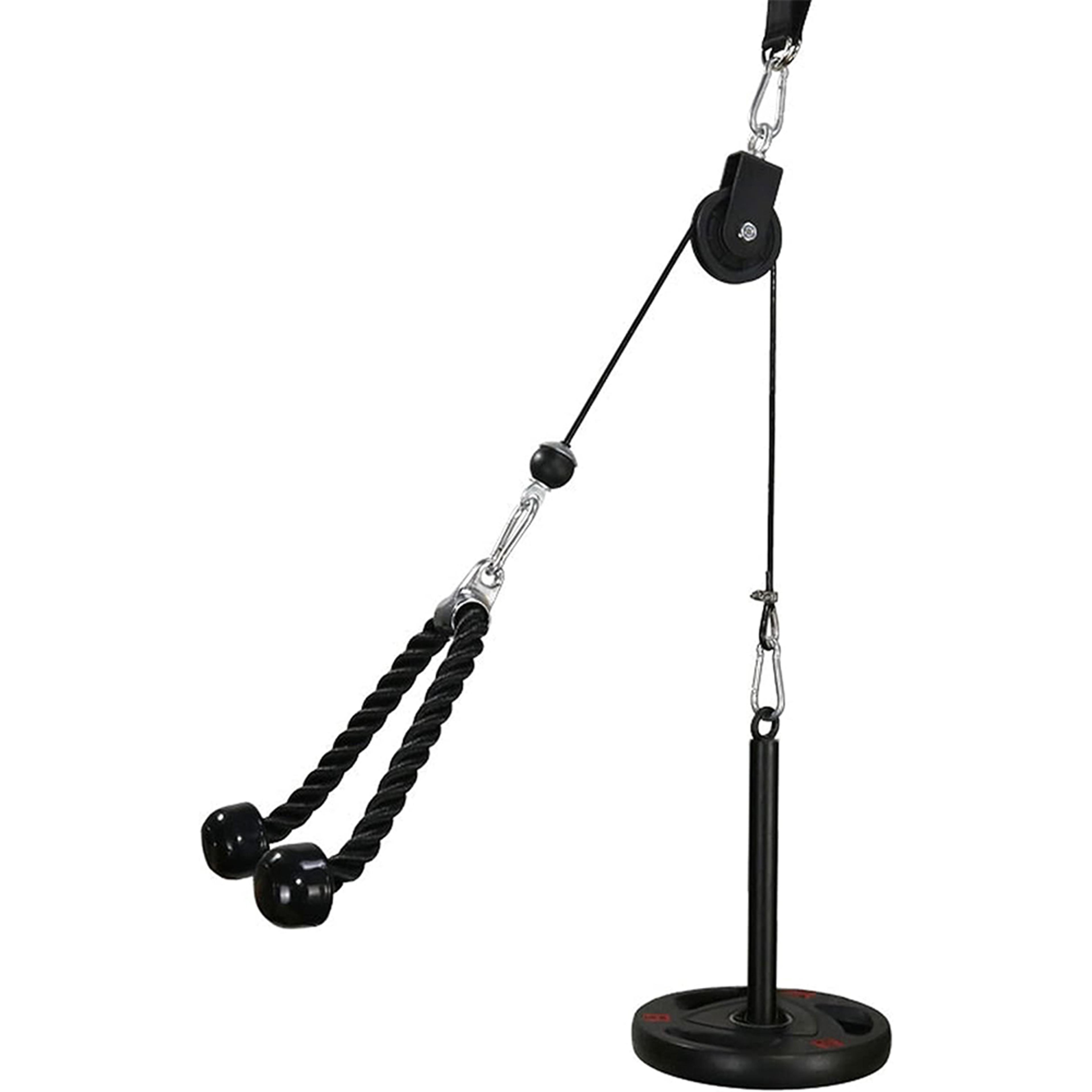 home gym pulley system cable pulley machine with tricep pulley attachment for full upper body training
