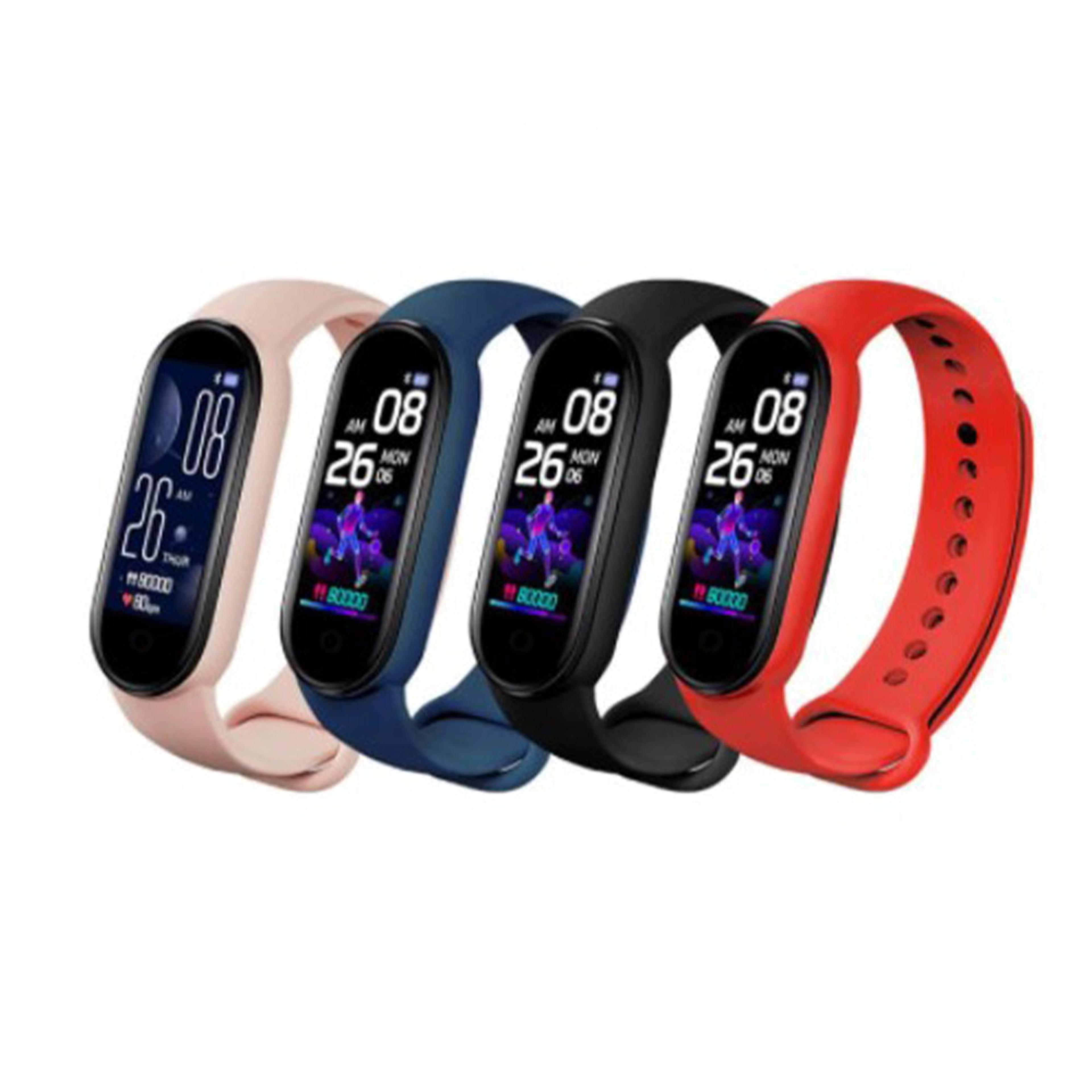 m5 smart fitness band bluetooth activity tracker with pedometer and daily health monitoring