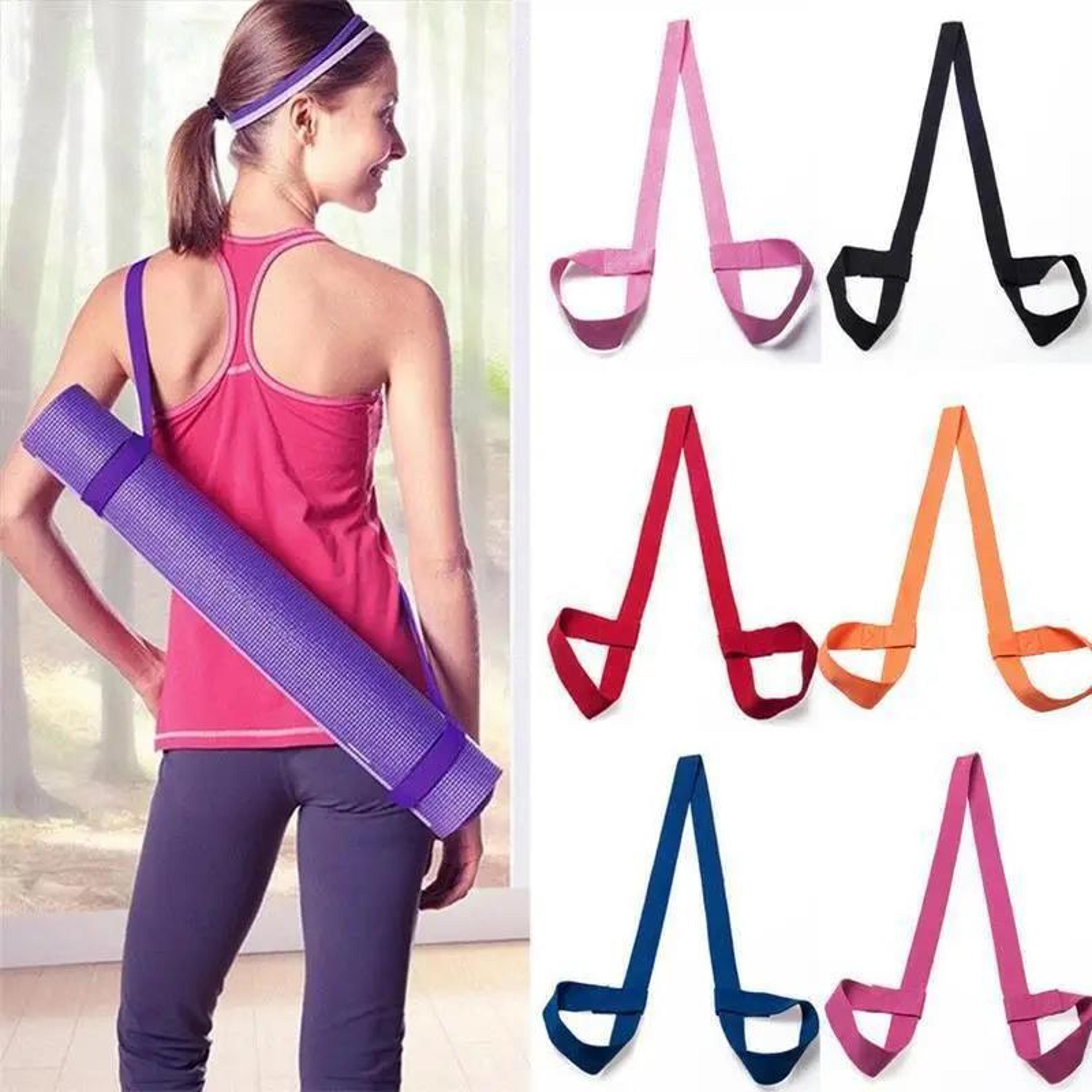 flexcarry yoga mat strap adjustable yoga mat carrier sling for yoga pilates & fitness