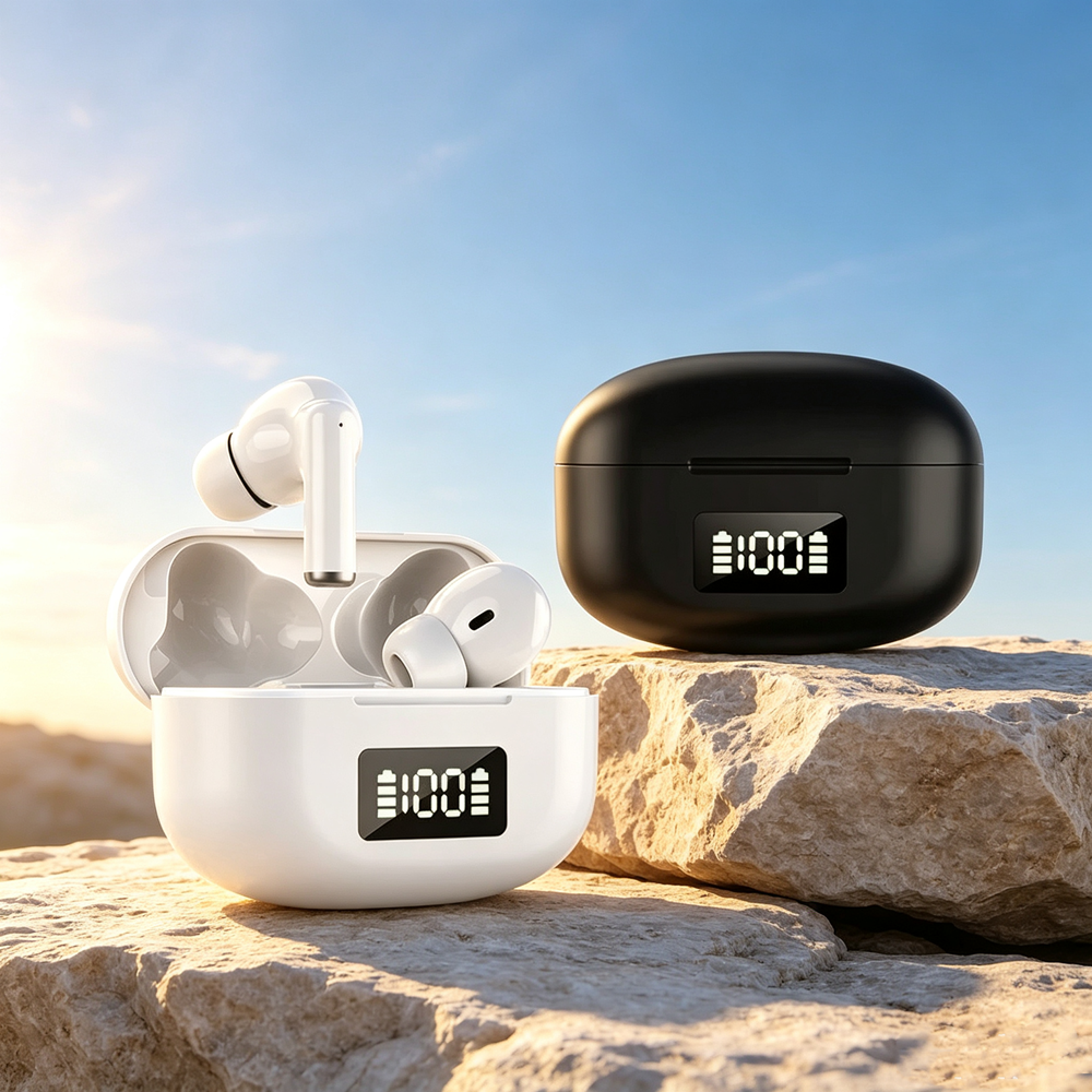 true wireless headphones bluetooth gaming earbuds with premium sound for sports & everyday use