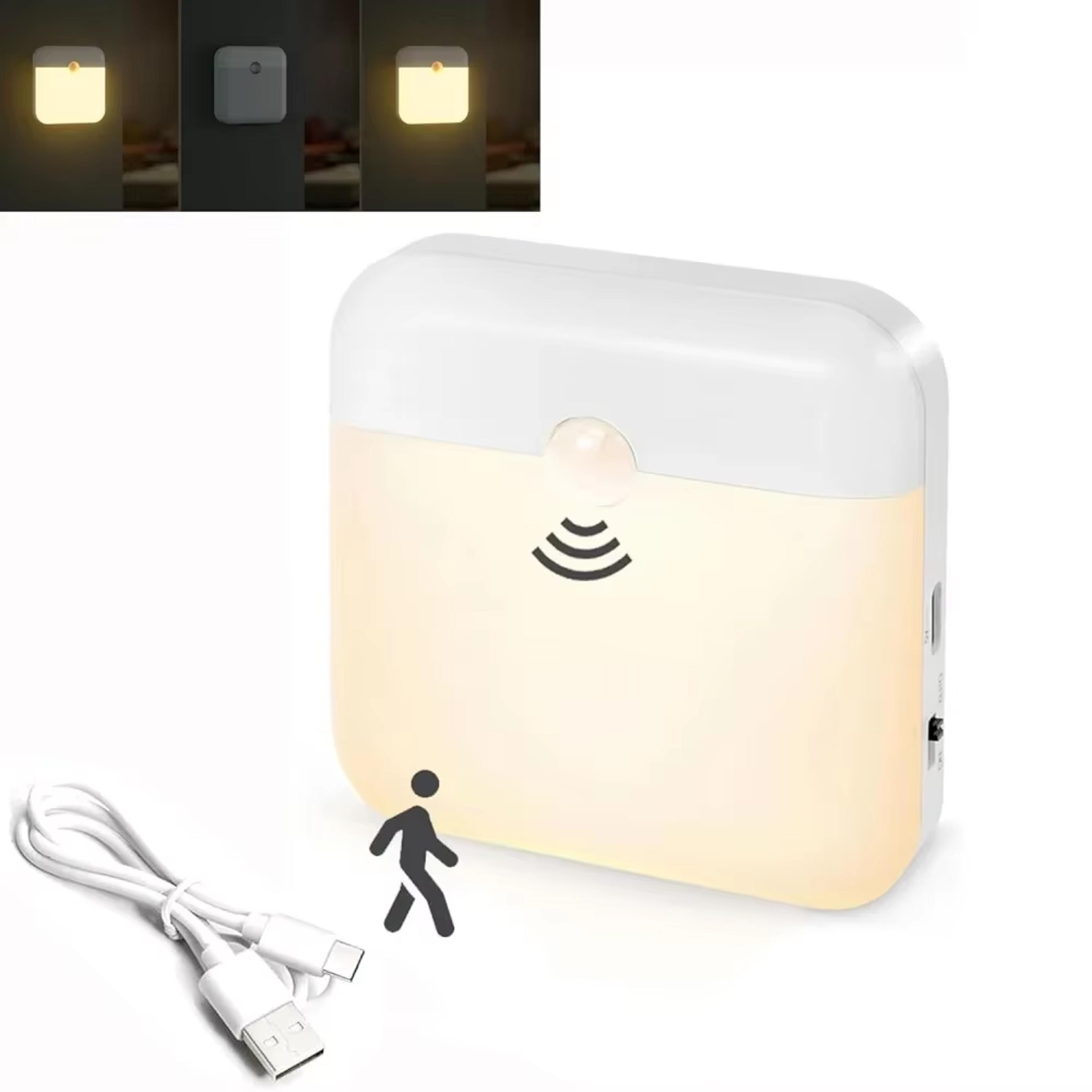 smart rechargeable motion sensor led light for wardrobe cabinet stairs and hallway