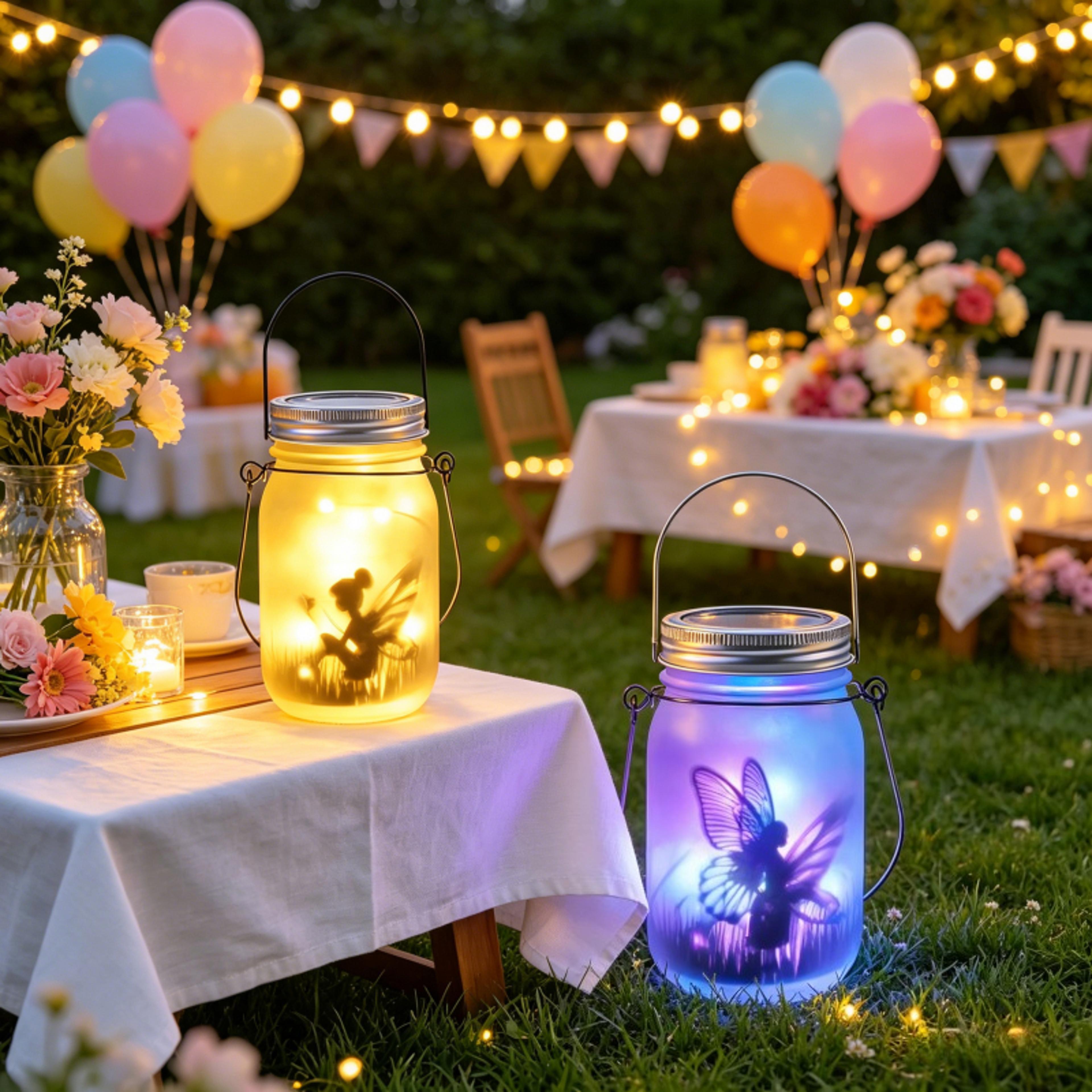 led solar mason jar lights waterproof fairy jar lid lights for garden patio decor