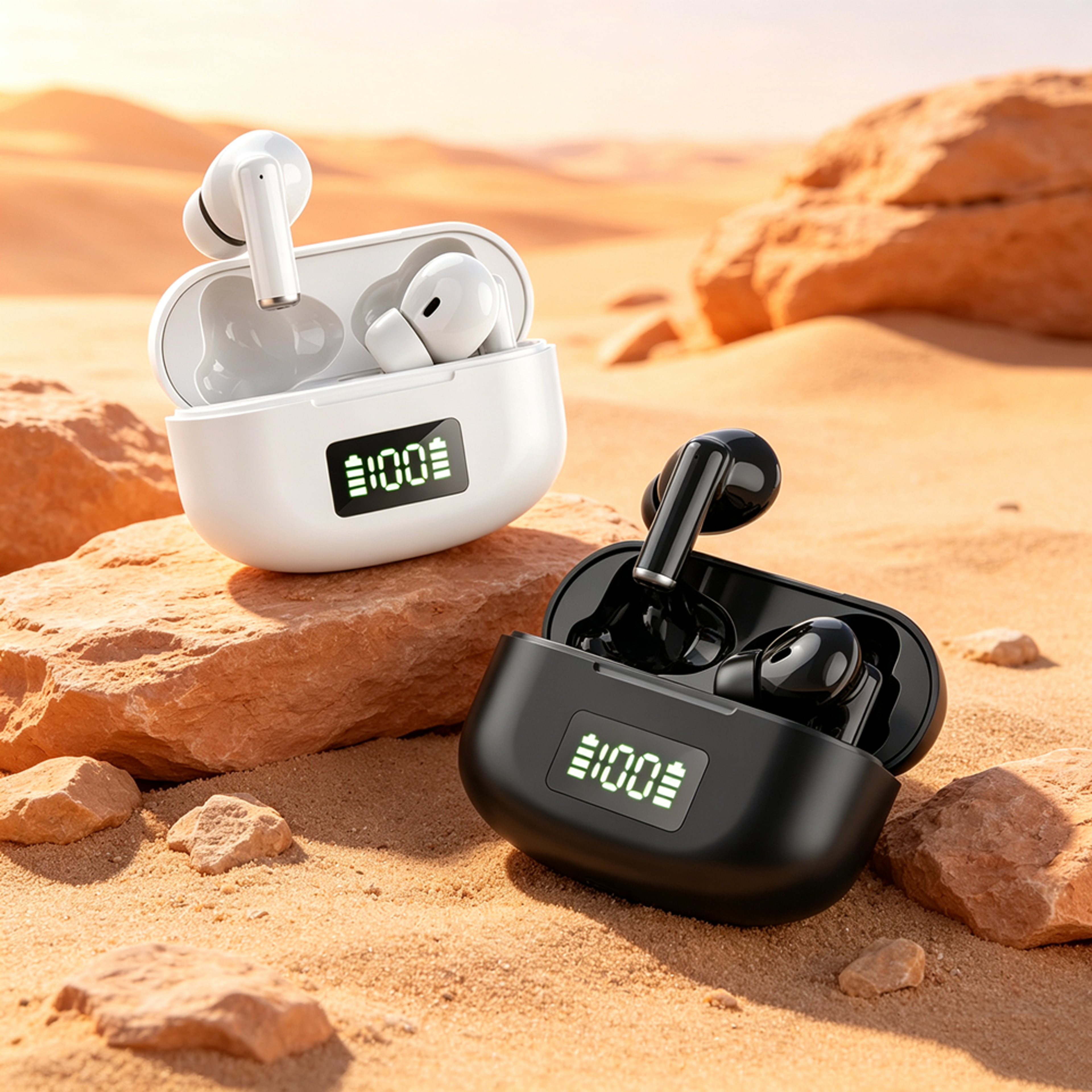 eco friendly tws wireless earbuds with recycled materials