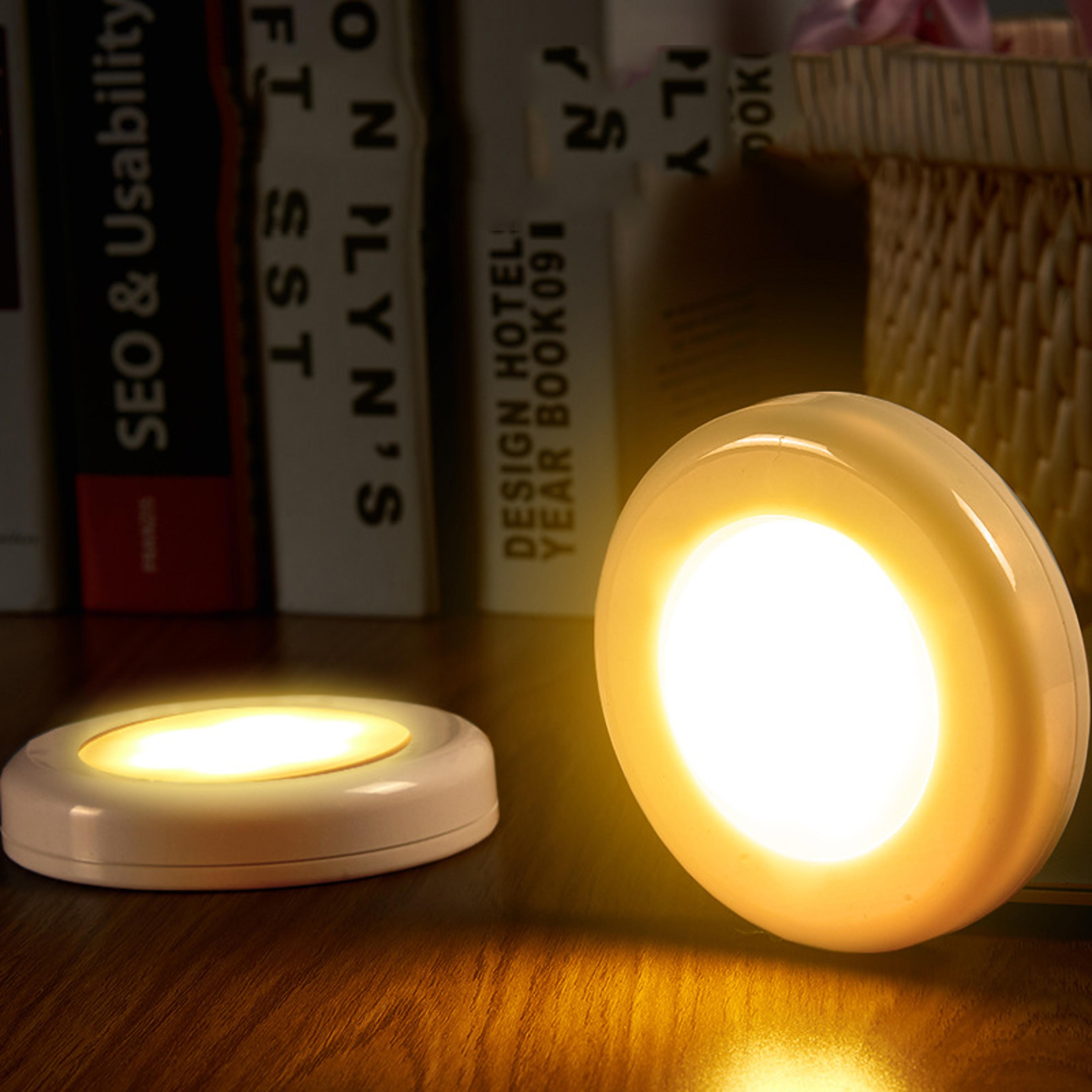 smartglow motion sensor night light battery operated led closet and stair light