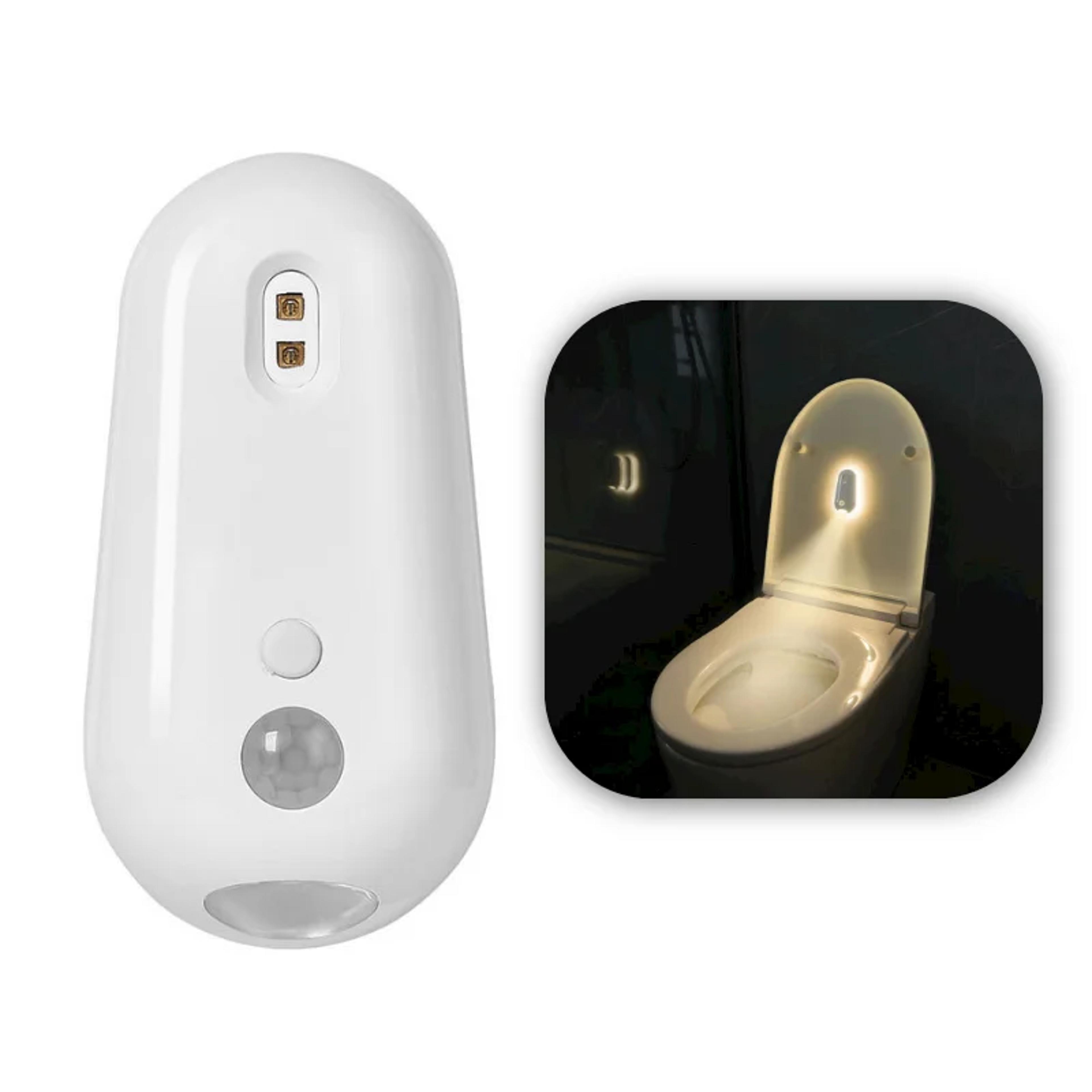 rechargeable motion sensor toilet night light with multi mode led bathroom light