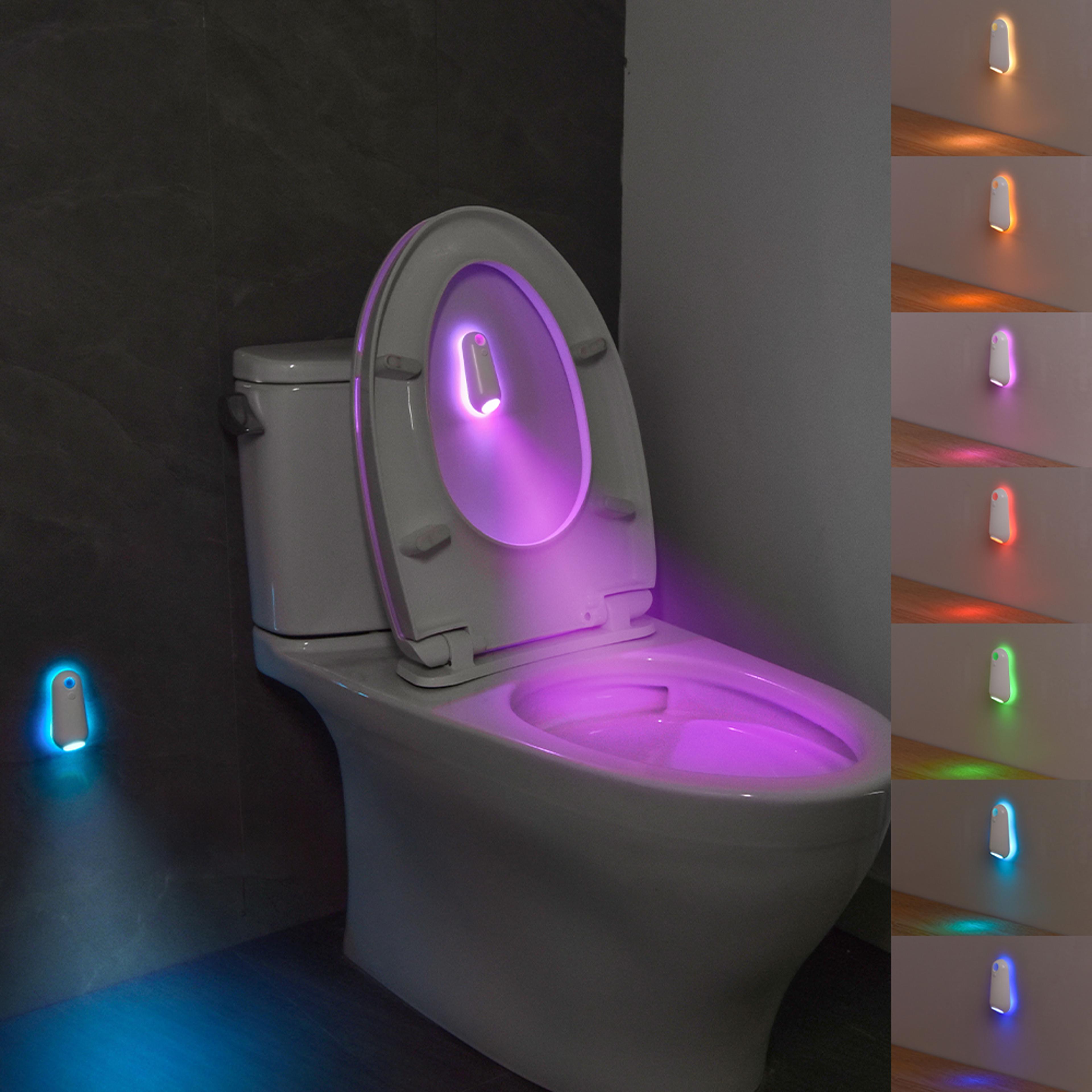 8 color motion sensor night light rechargeable magnetic led wall lamp