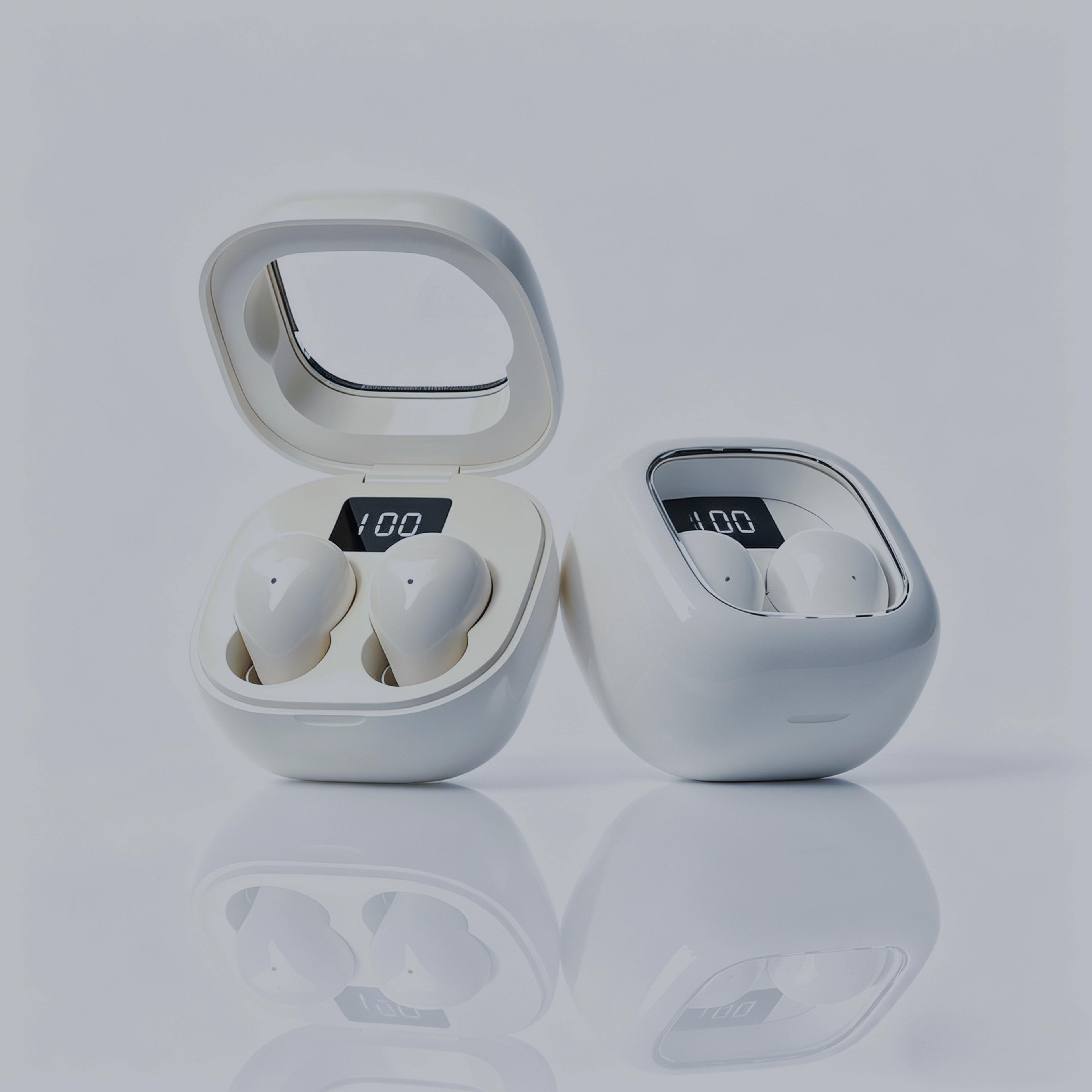 mini invisible bluetooth 5.3 wireless earbuds with hifi stereo and microphone