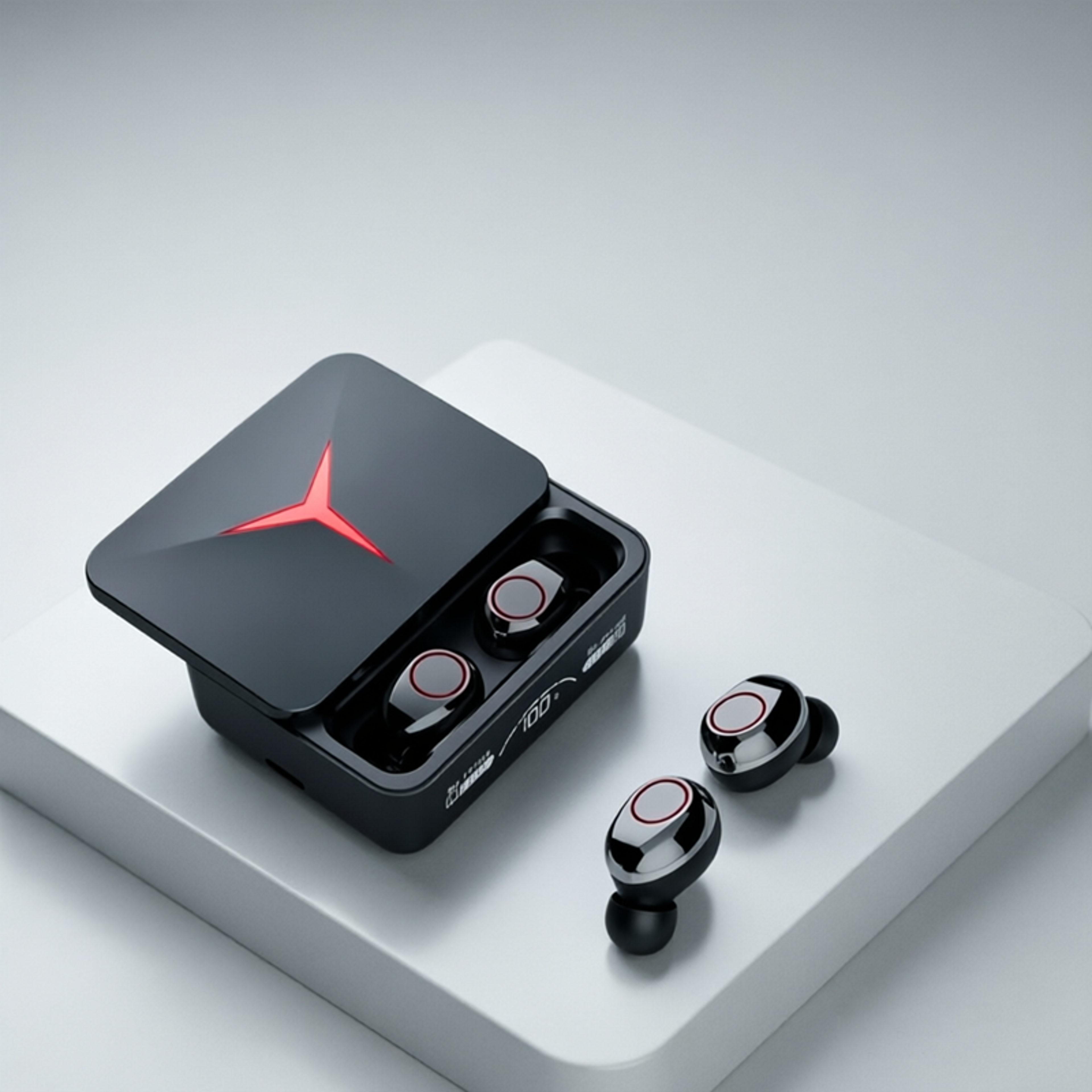 tws bluetooth 5.3 wireless gaming earbuds for sport music and smartphones