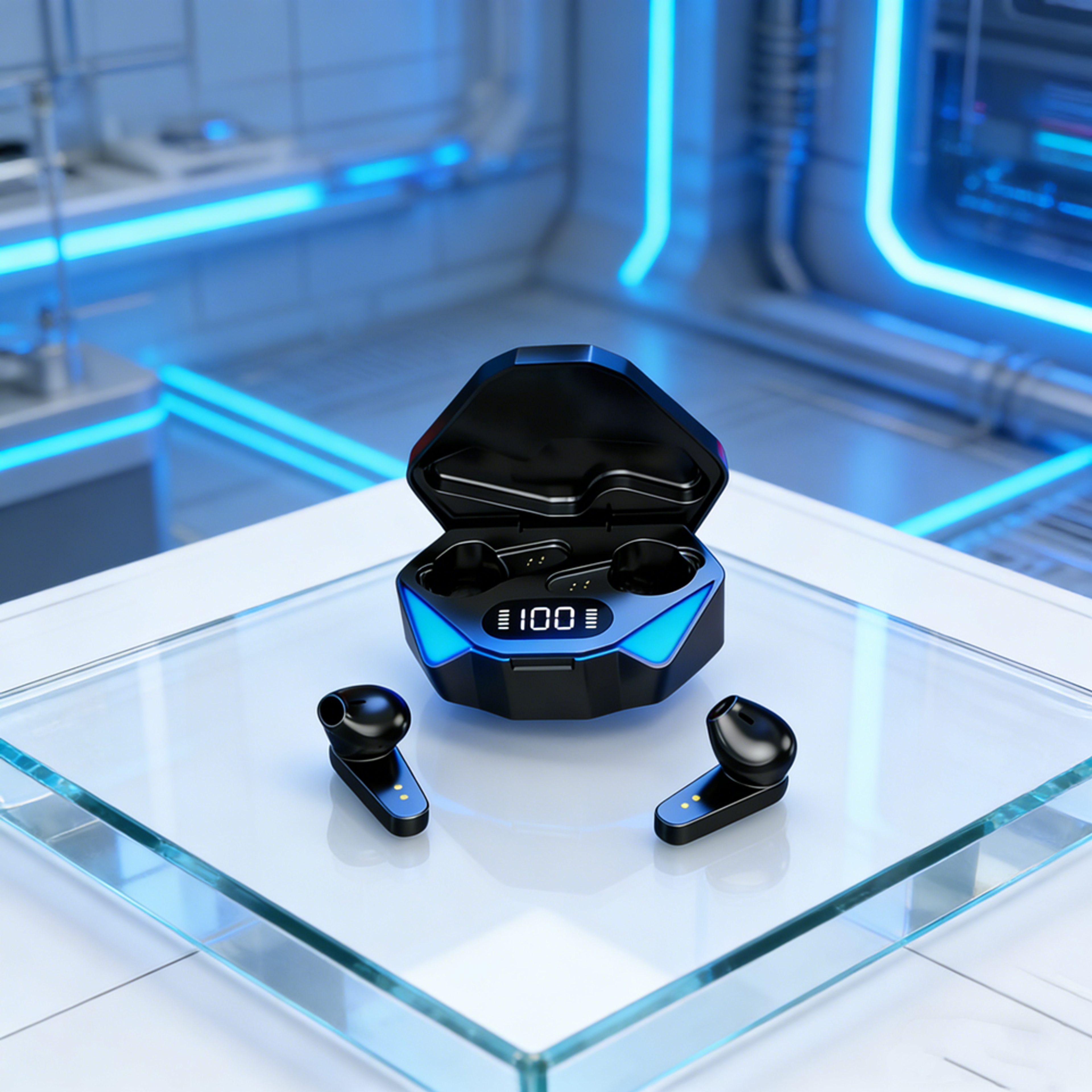 x15 wireless gaming earbuds with mic 9d stereo sound and deep bass