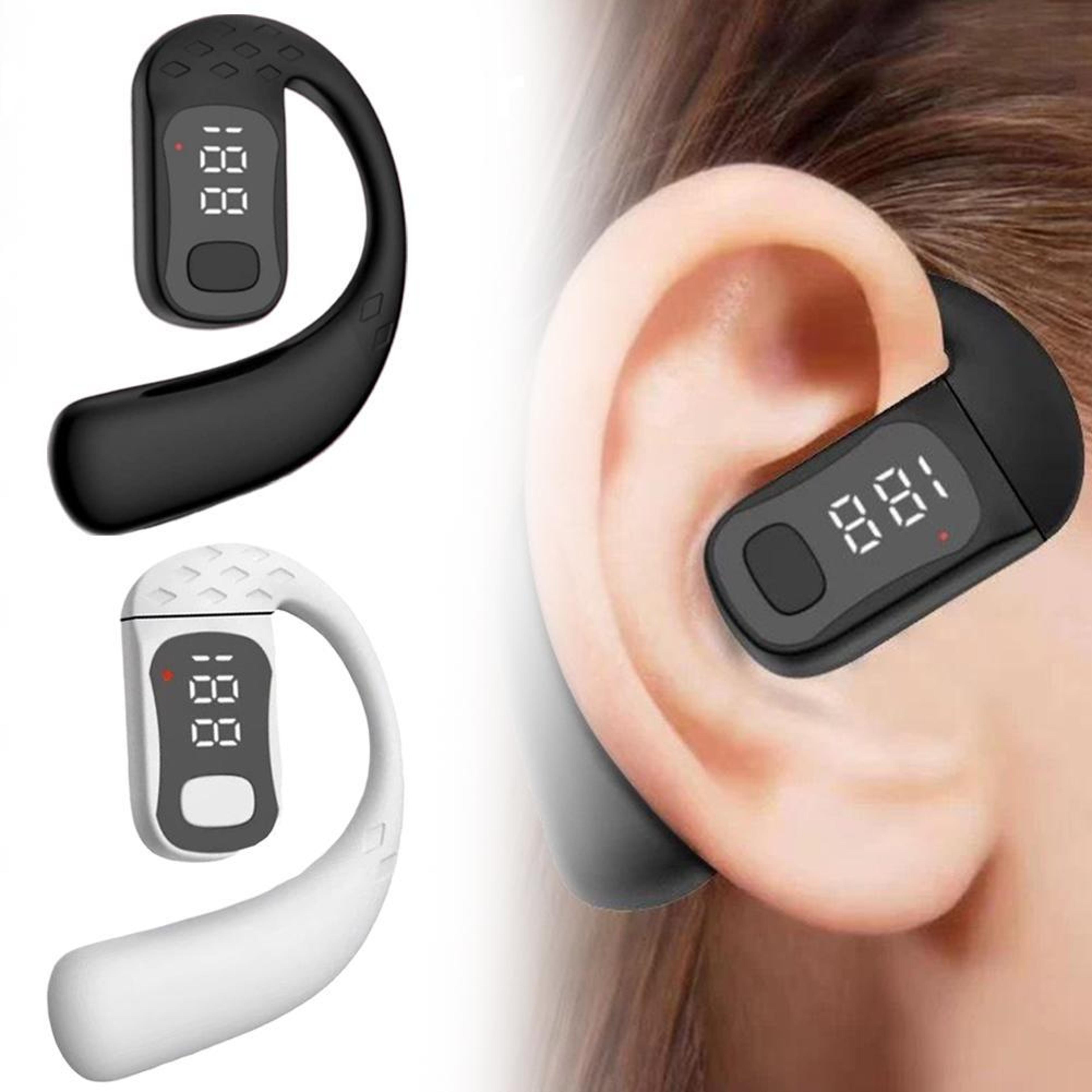 bluetooth 5.4 wireless ear hook headset with hd calling and long standby