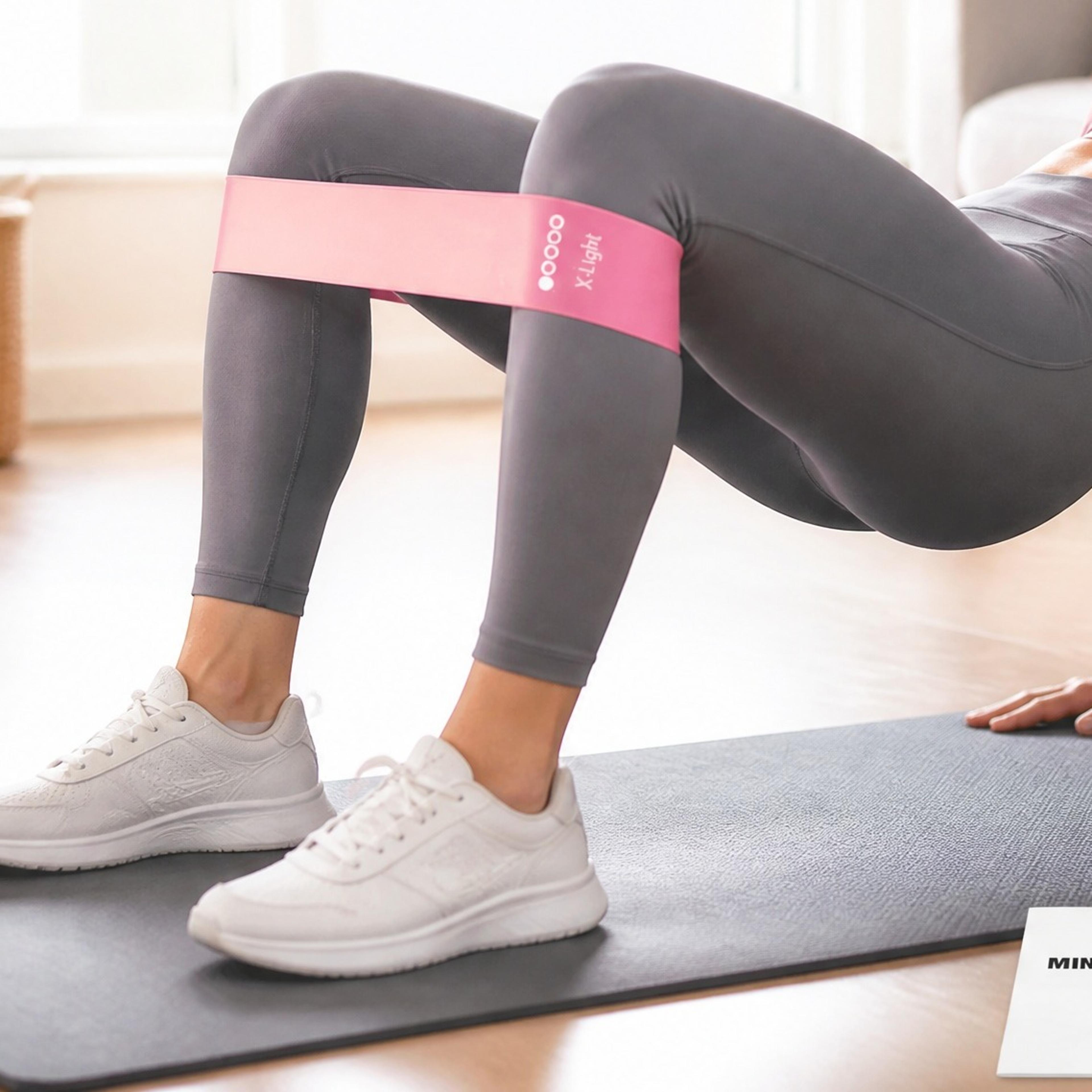 tpe resistance bands set for glutes legs yoga and home workouts