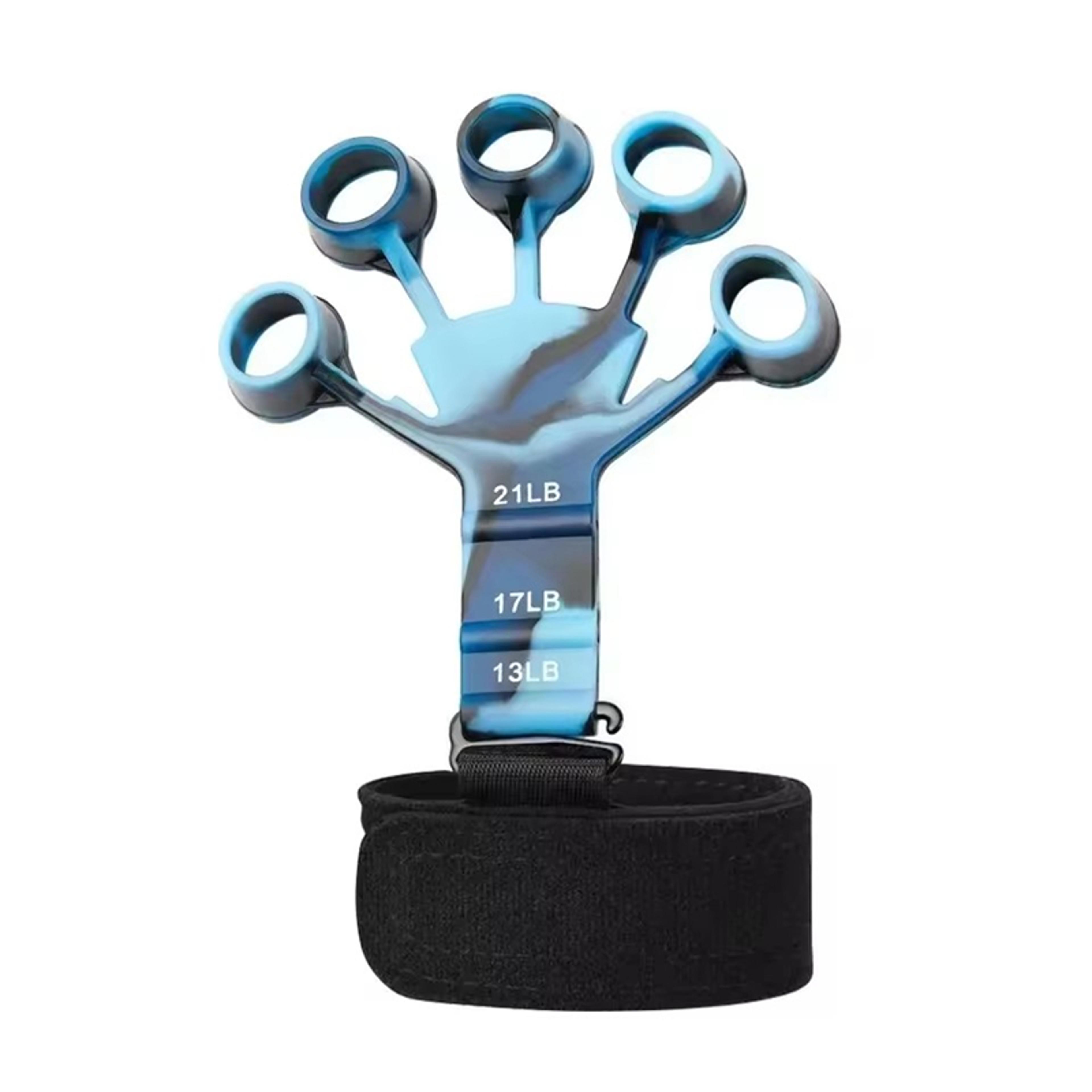 silicone finger exerciser hand grip strengthener and forearm trainer