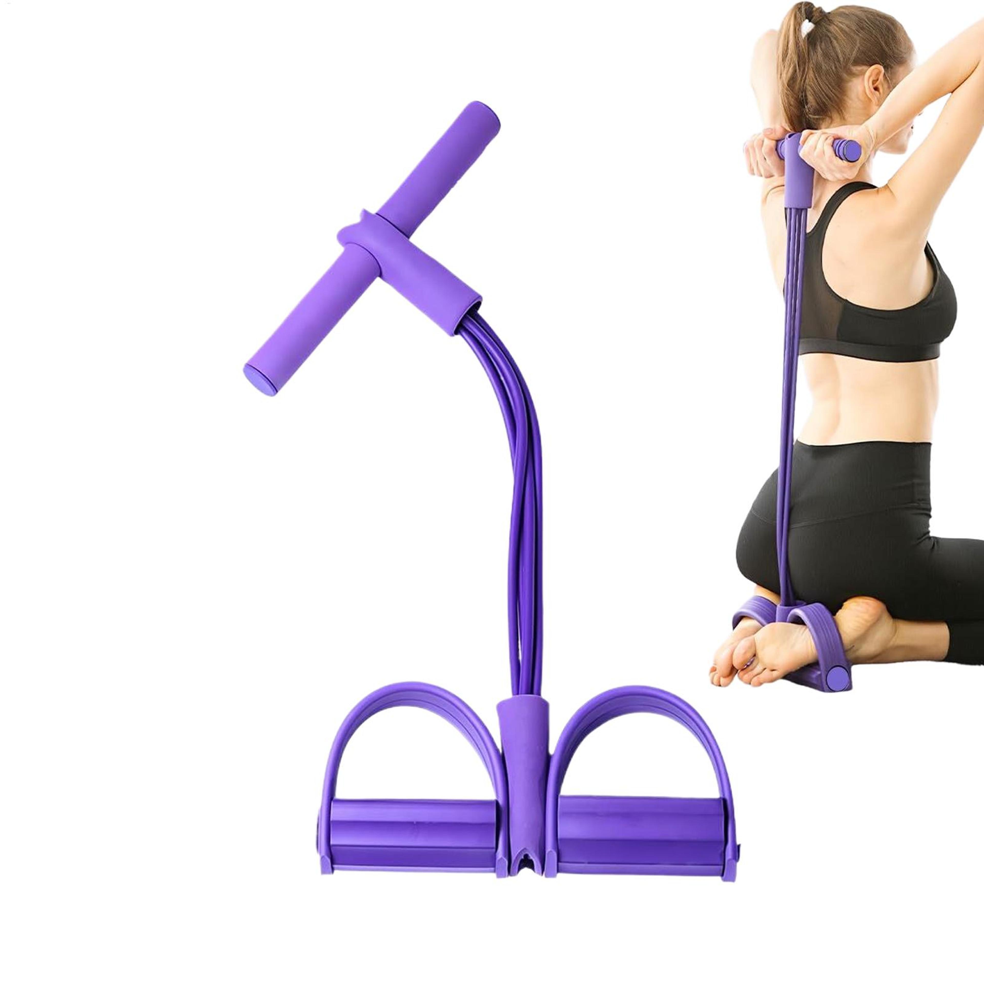 pedal resistance band full body home workout and sit up exerciser