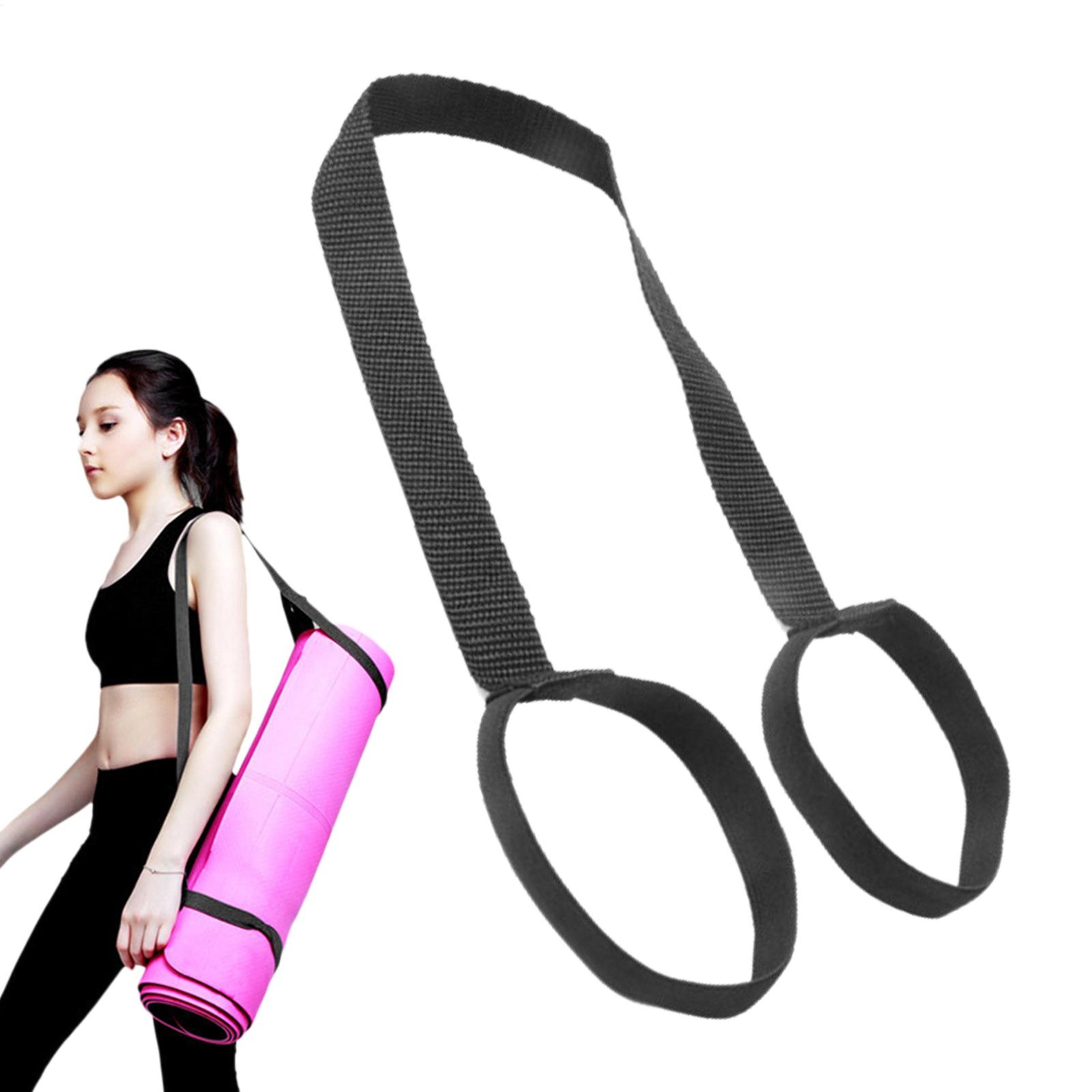 adjustable yoga mat carrying strap and stretching sling