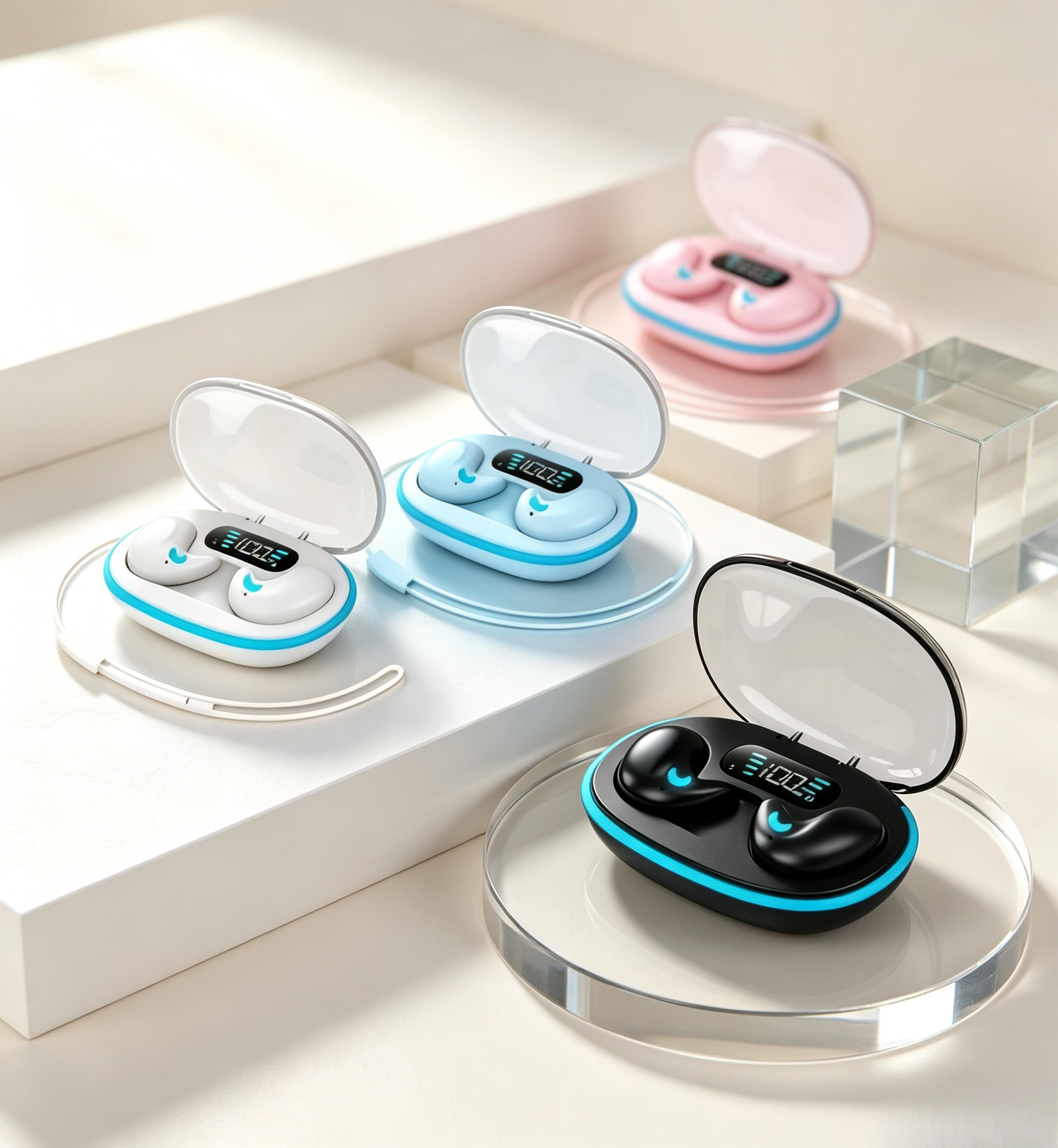 minimalist wireless earbuds bluetooth earphones for work and everyday listening