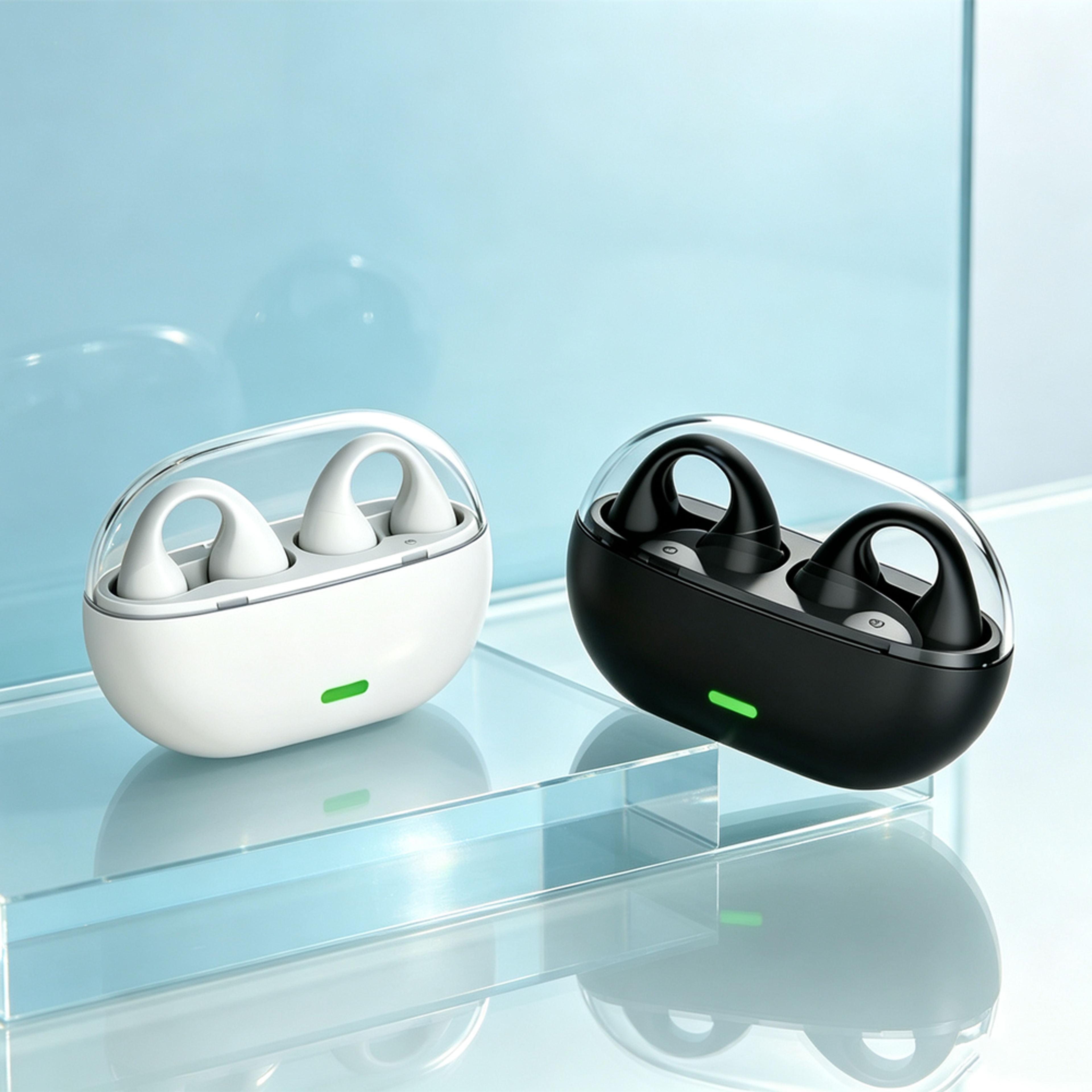 airclip bluetooth 5.3 open ear clip earbuds with hifi stereo and long battery life
