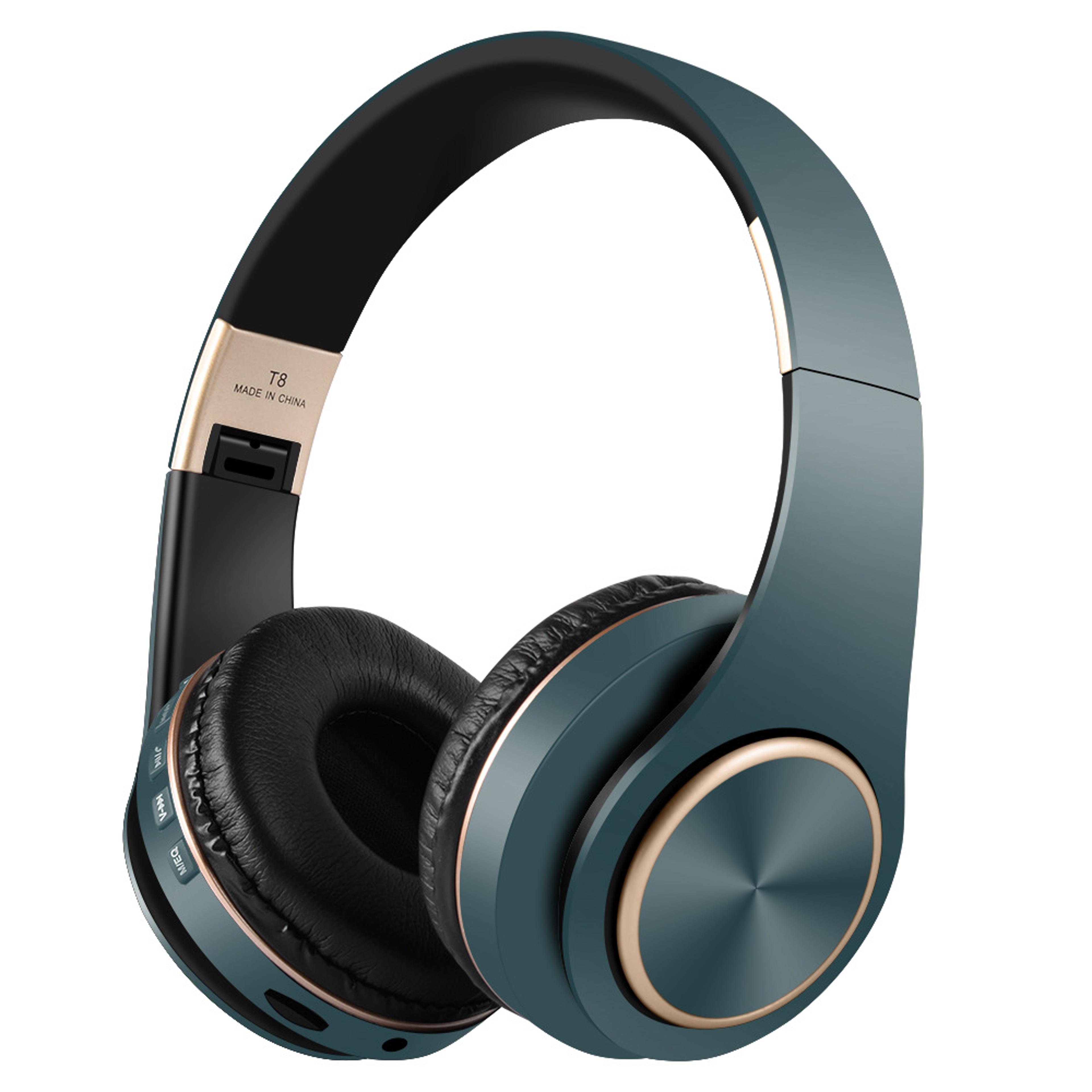 bluetooth 5.3 wireless gaming headphones with hifi stereo and enc mic