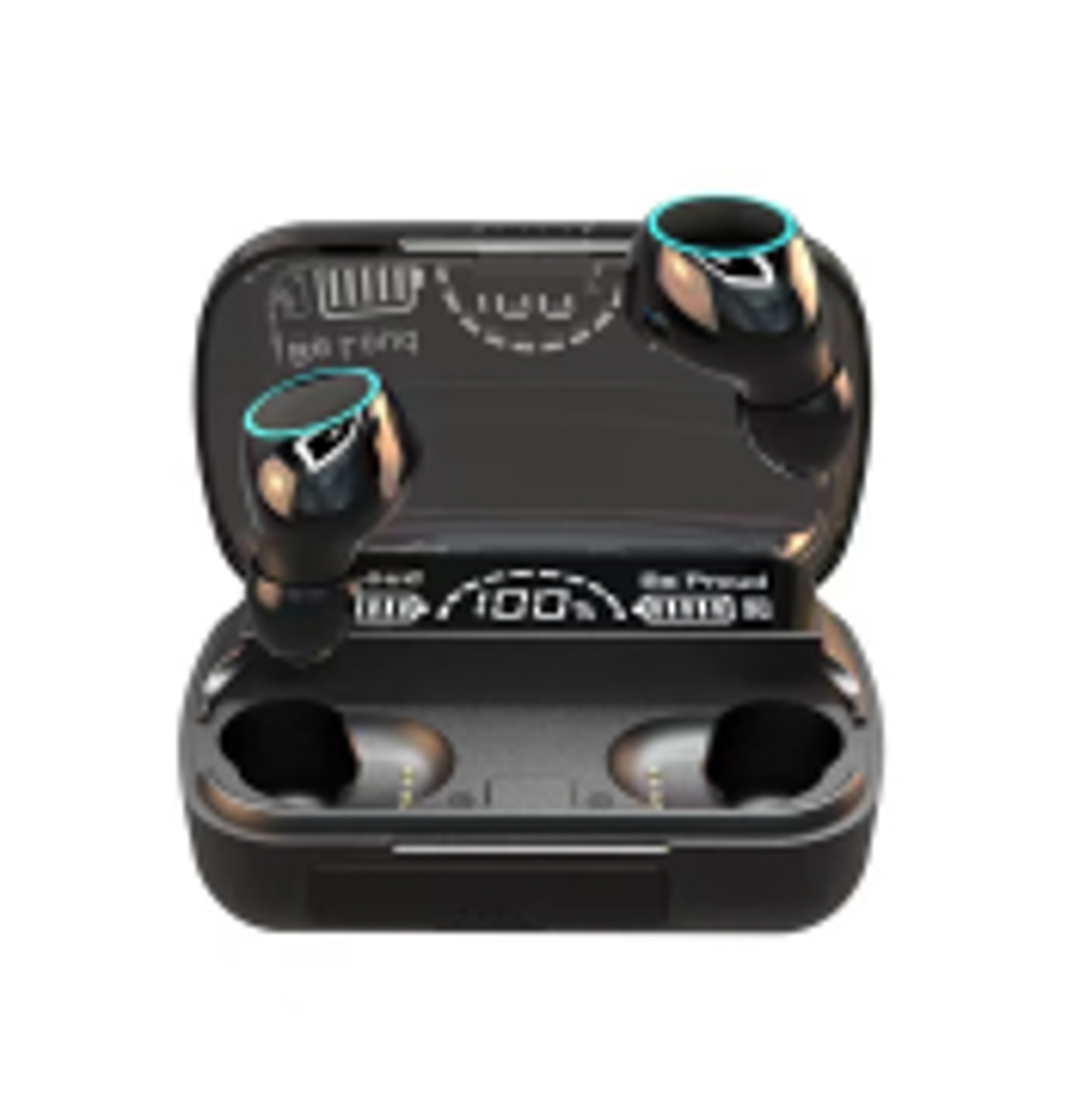 m30 wireless earbuds bluetooth 5.3 with led display and waterproof sports design