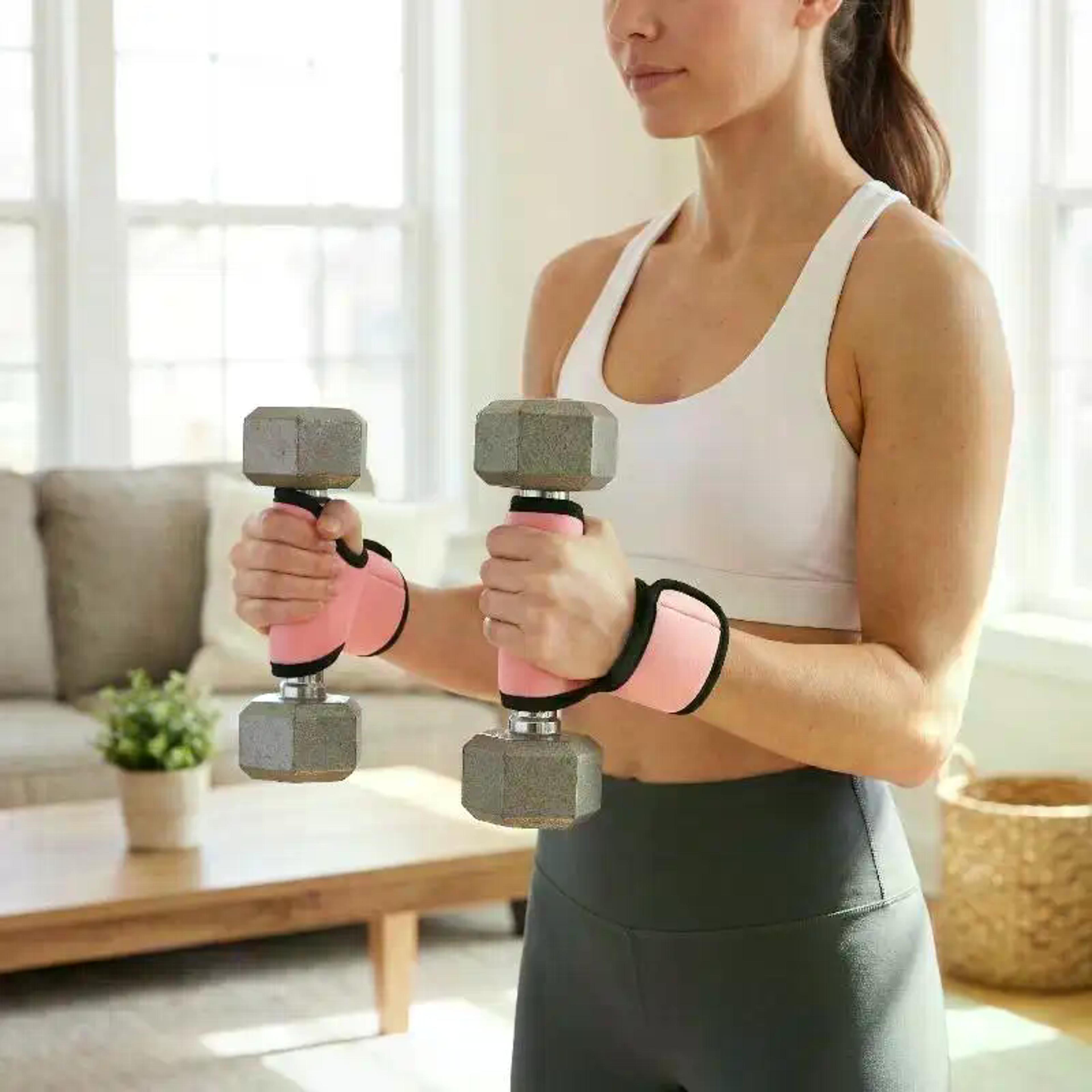 pull up bar grips anti slip cushion pads for dumbbells and barbells
