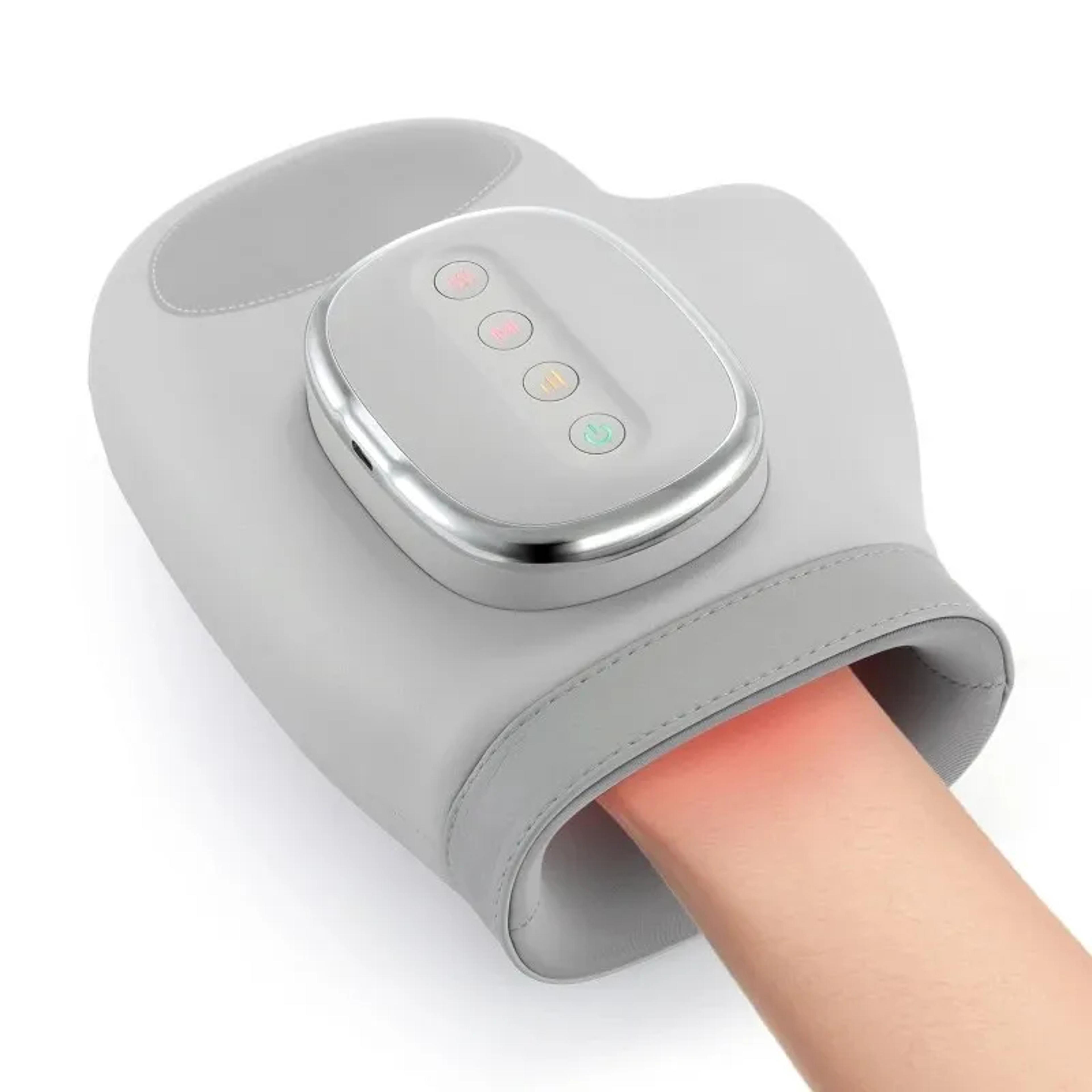 air compression hand massager with vibration for finger palm and wrist relaxation