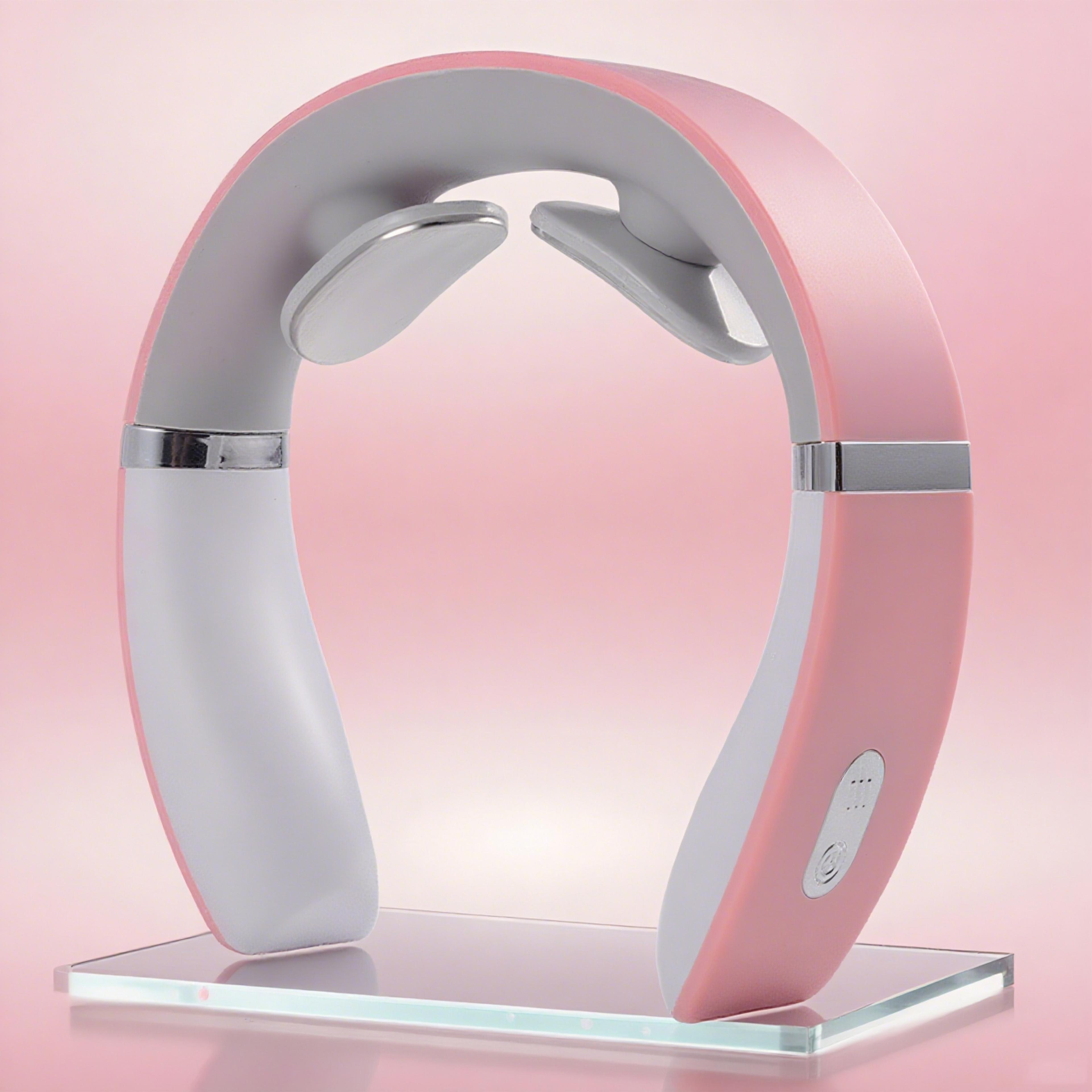adjustable neck and shoulder relaxer portable deep tissue neck massager