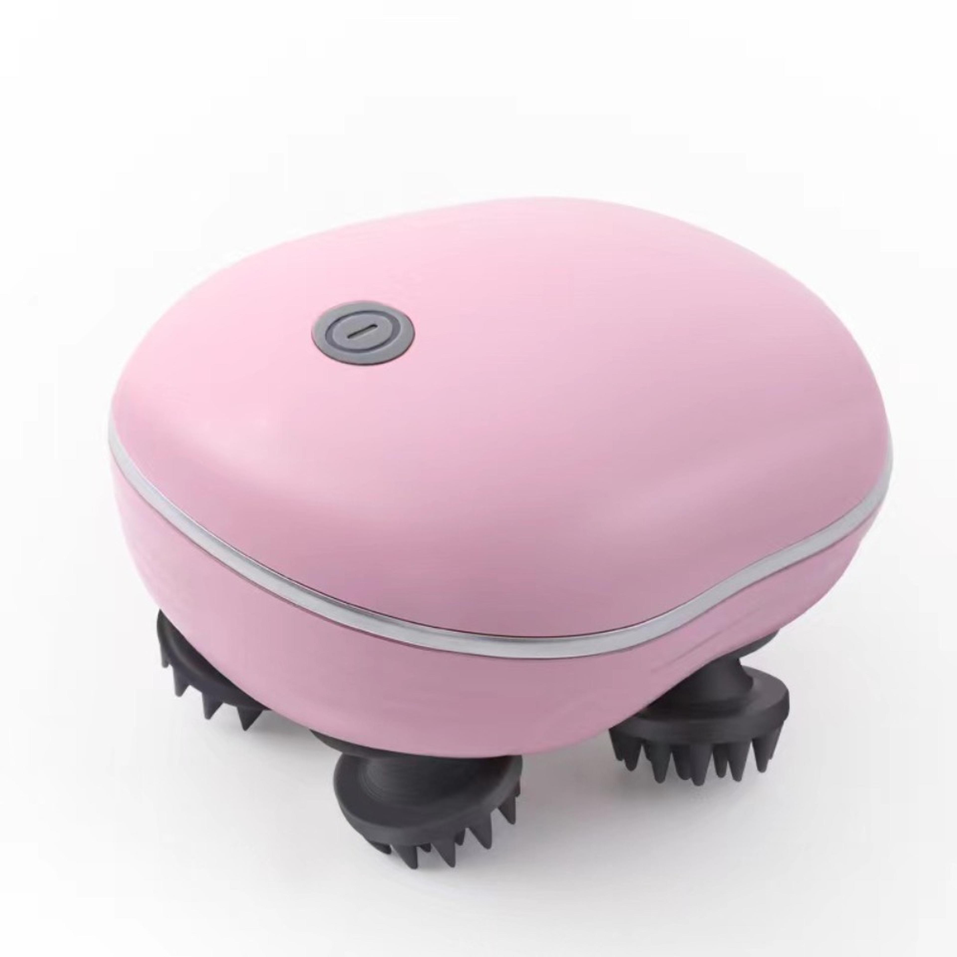 rechargeable electric scalp massager with deep kneading head massage