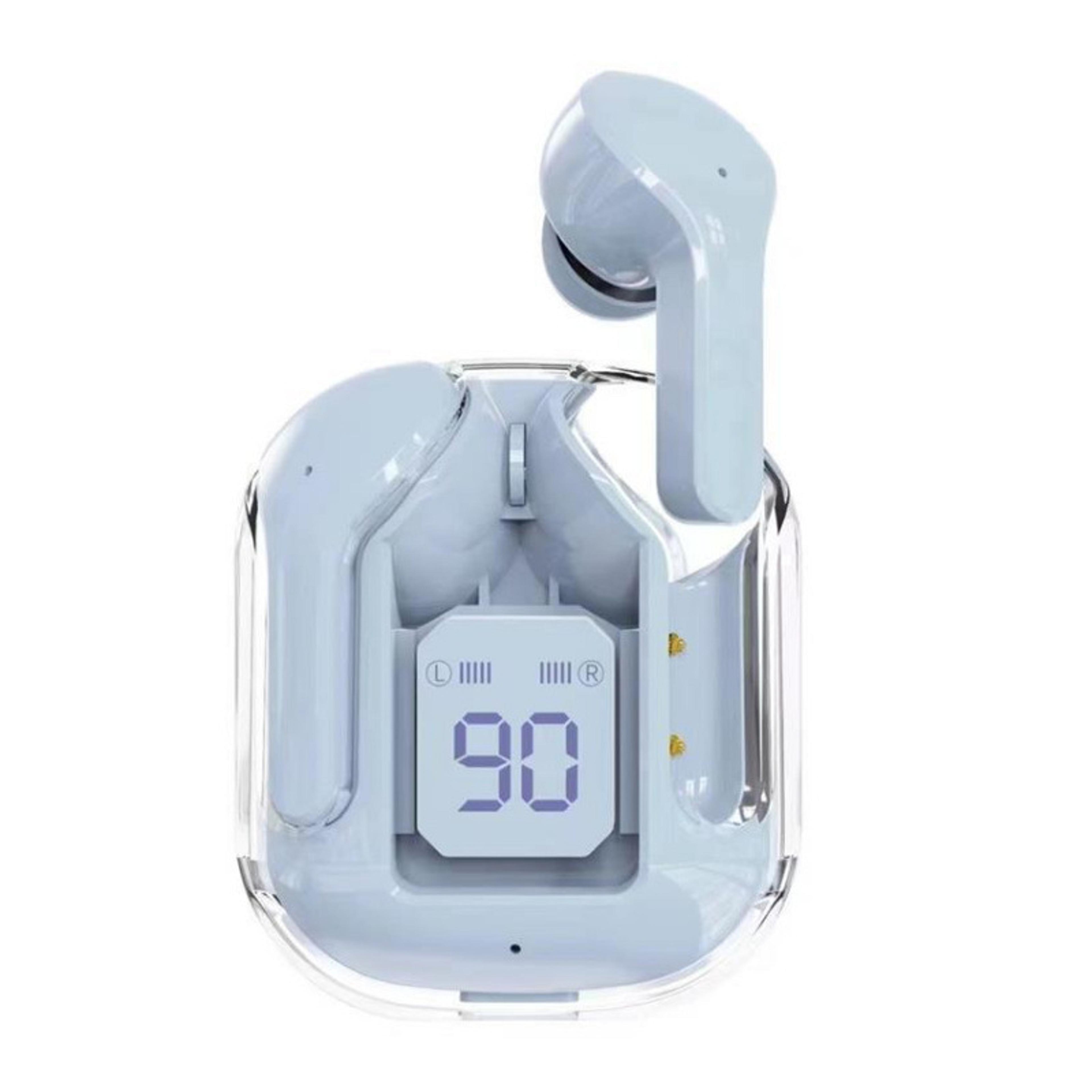 t2 transparent wireless earbuds with hifi stereo sound and led battery display