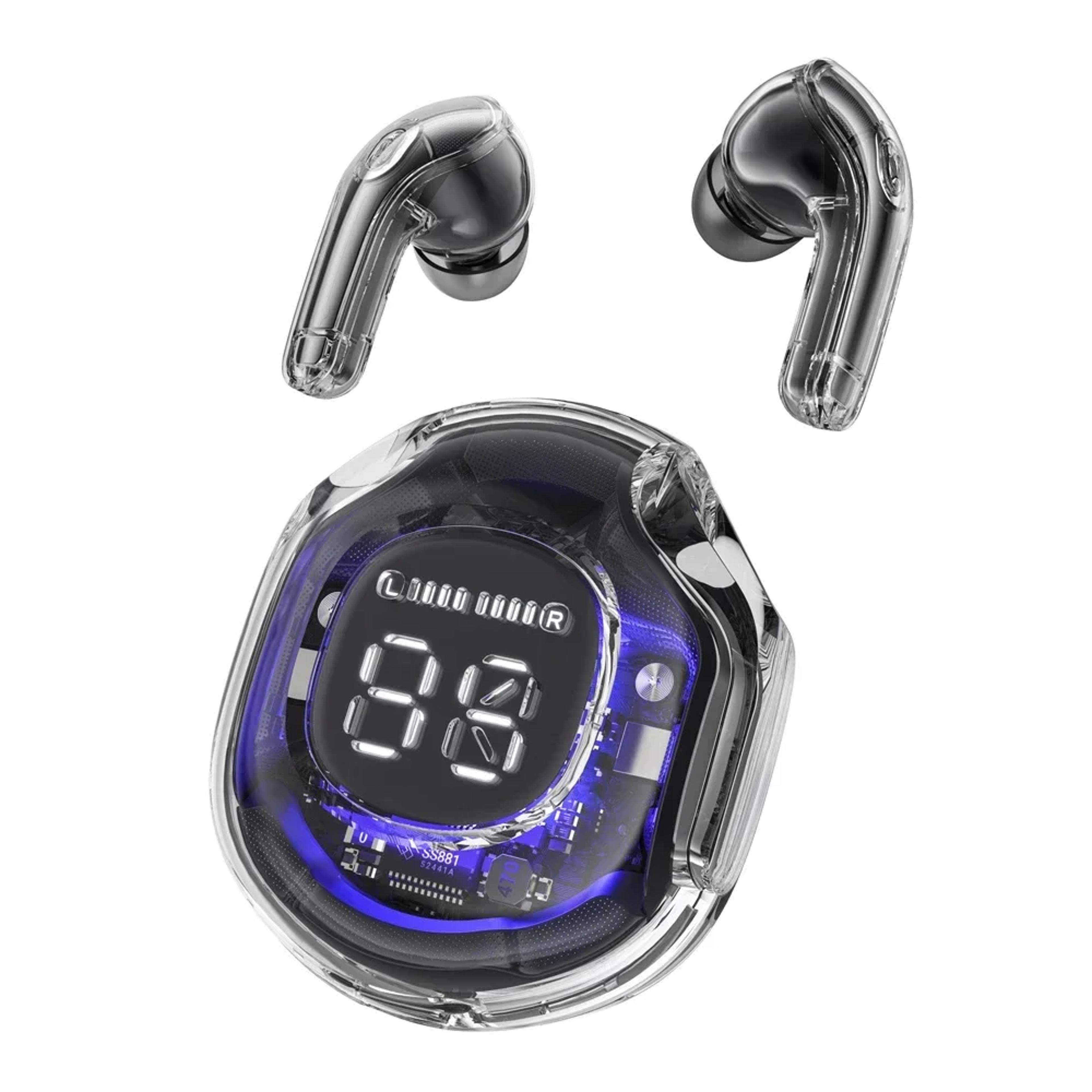 t8 wireless bluetooth earbuds with led battery display and bluetooth 5.3
